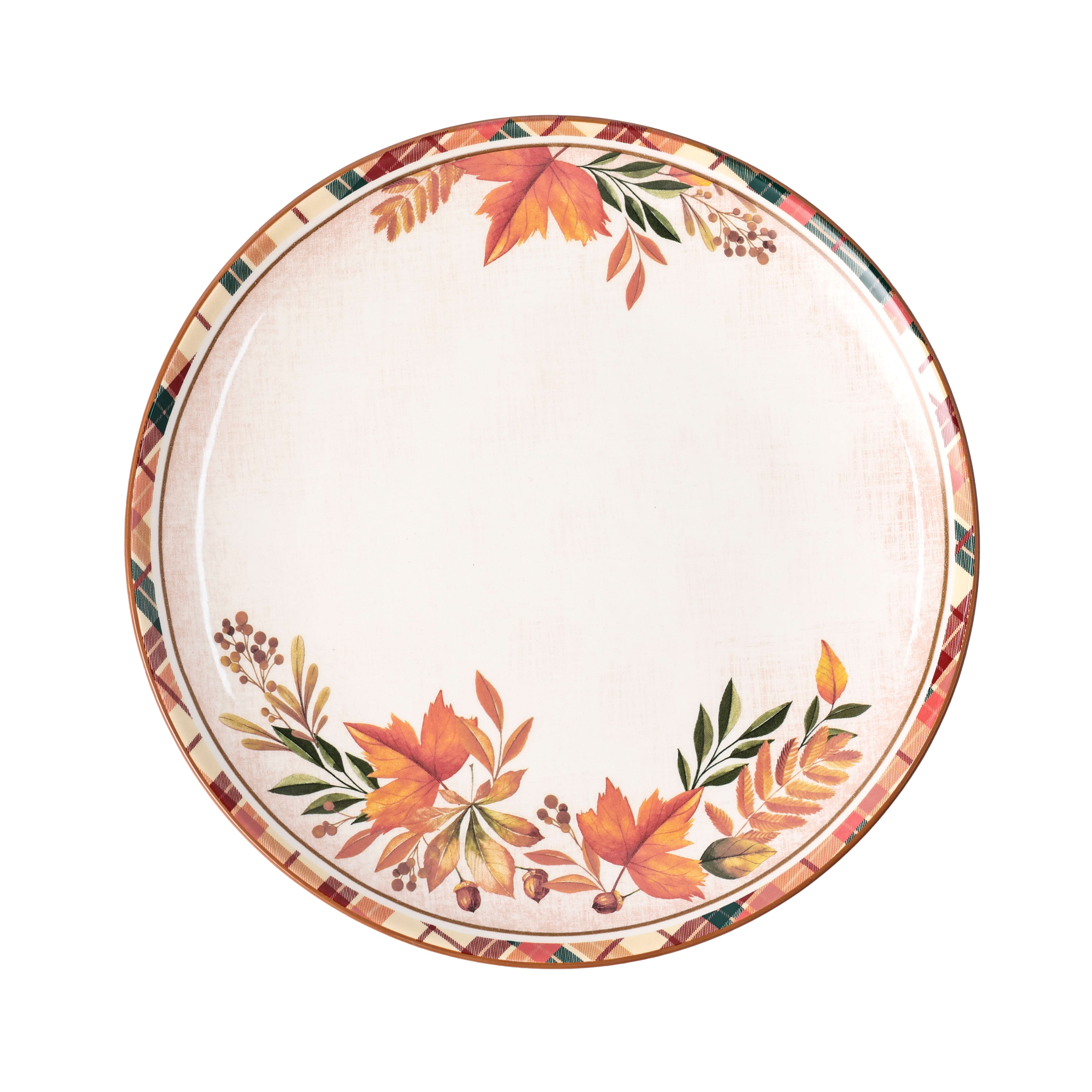 10&#x22; Leaf Ceramic Dinner Plate by Ashland&#xAE;