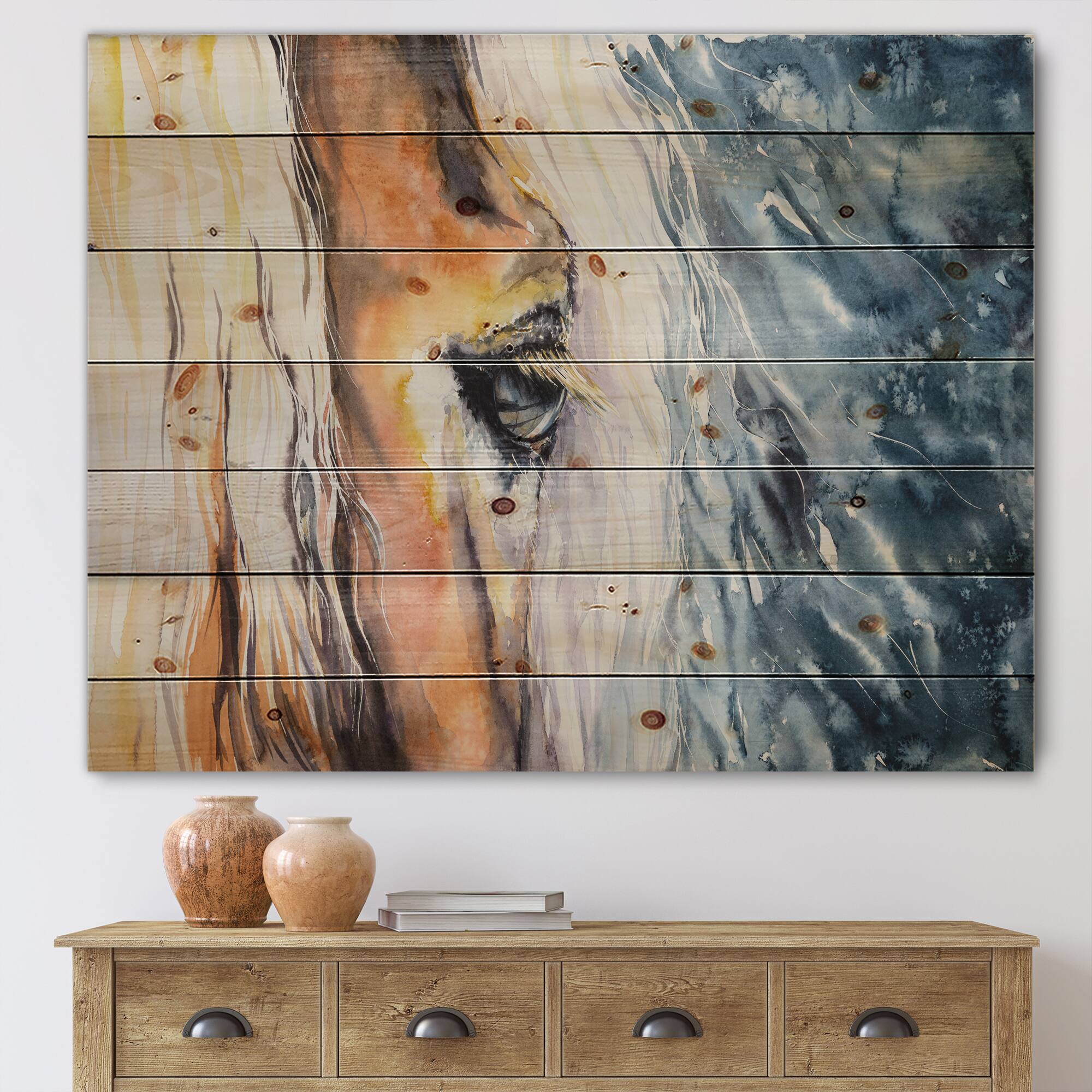 Designart - Close-Up of A Beautiful Horses Eye II