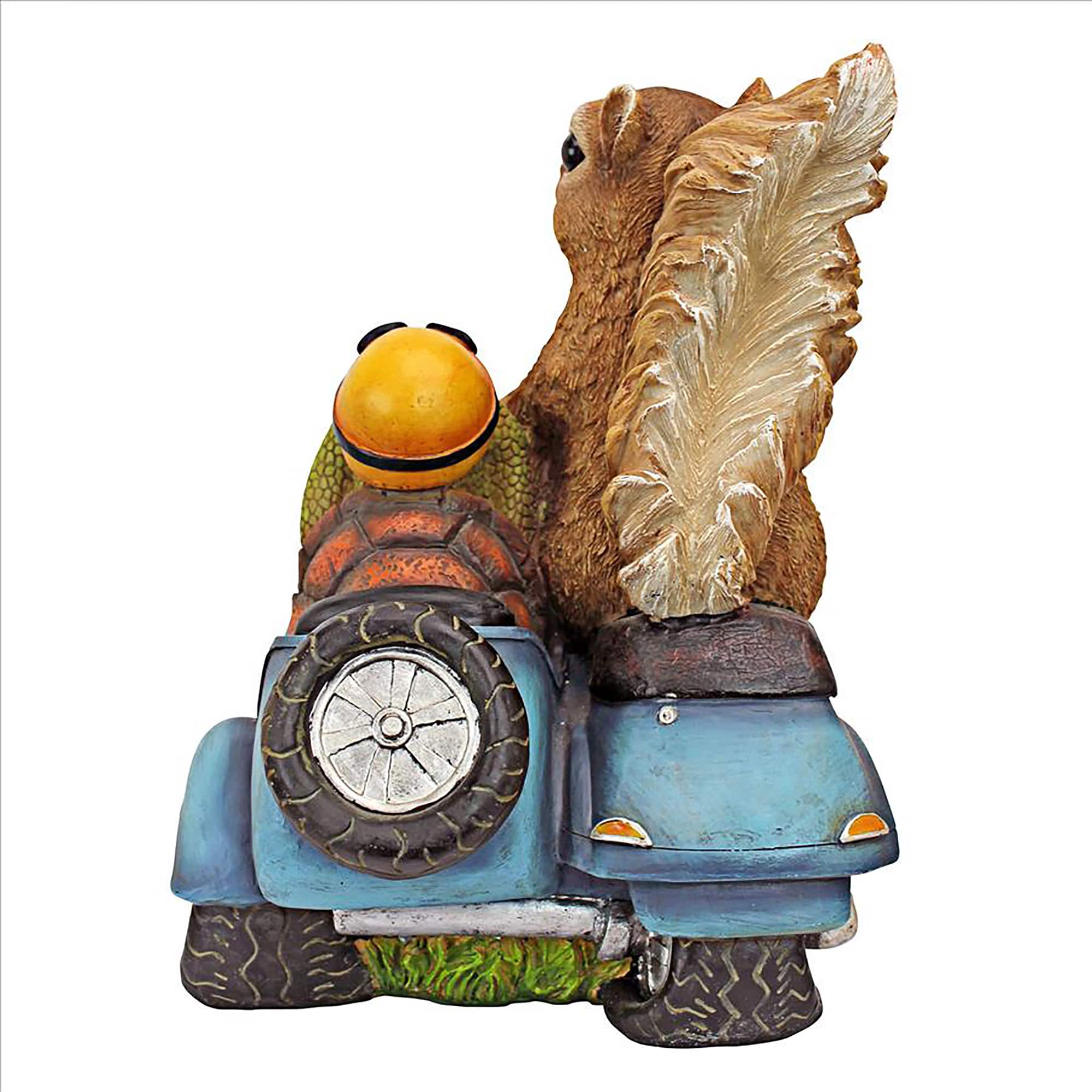 Design Toscano 10.5&#x22; Born to be Wild Squirrel on Motorcycle Statue