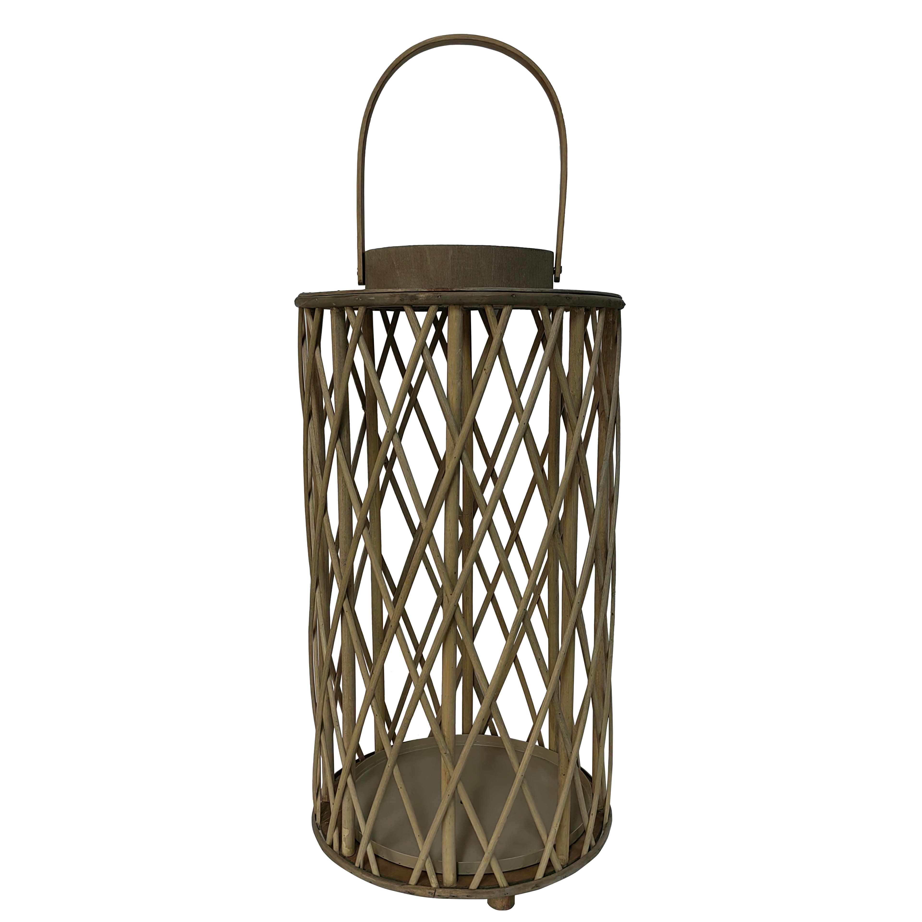 18&#x22; Brown Bamboo Lantern by Ashland&#xAE;