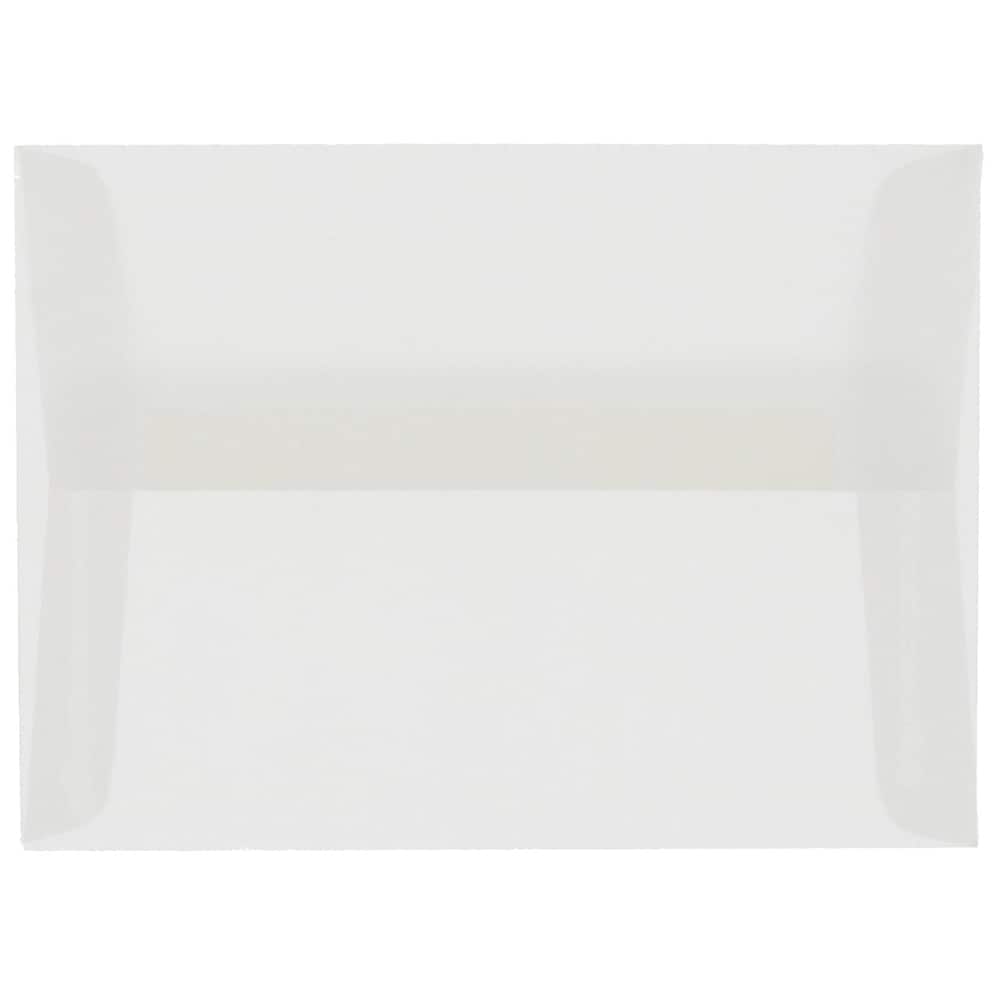 JAM Paper 4.75" x 6.5" Translucent Vellum Envelopes