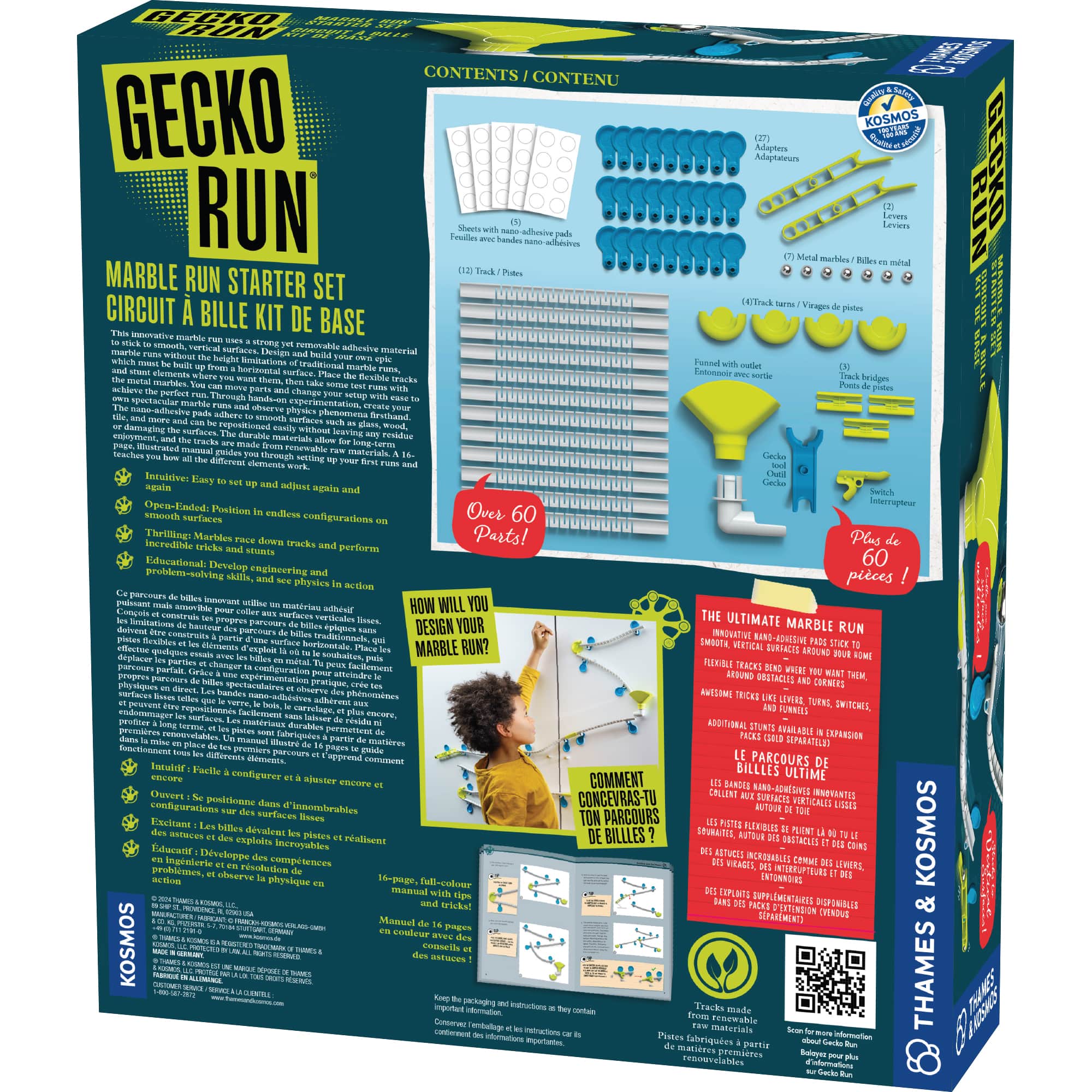 Thames & Kosmos Gecko Run Marble Run Starter Set