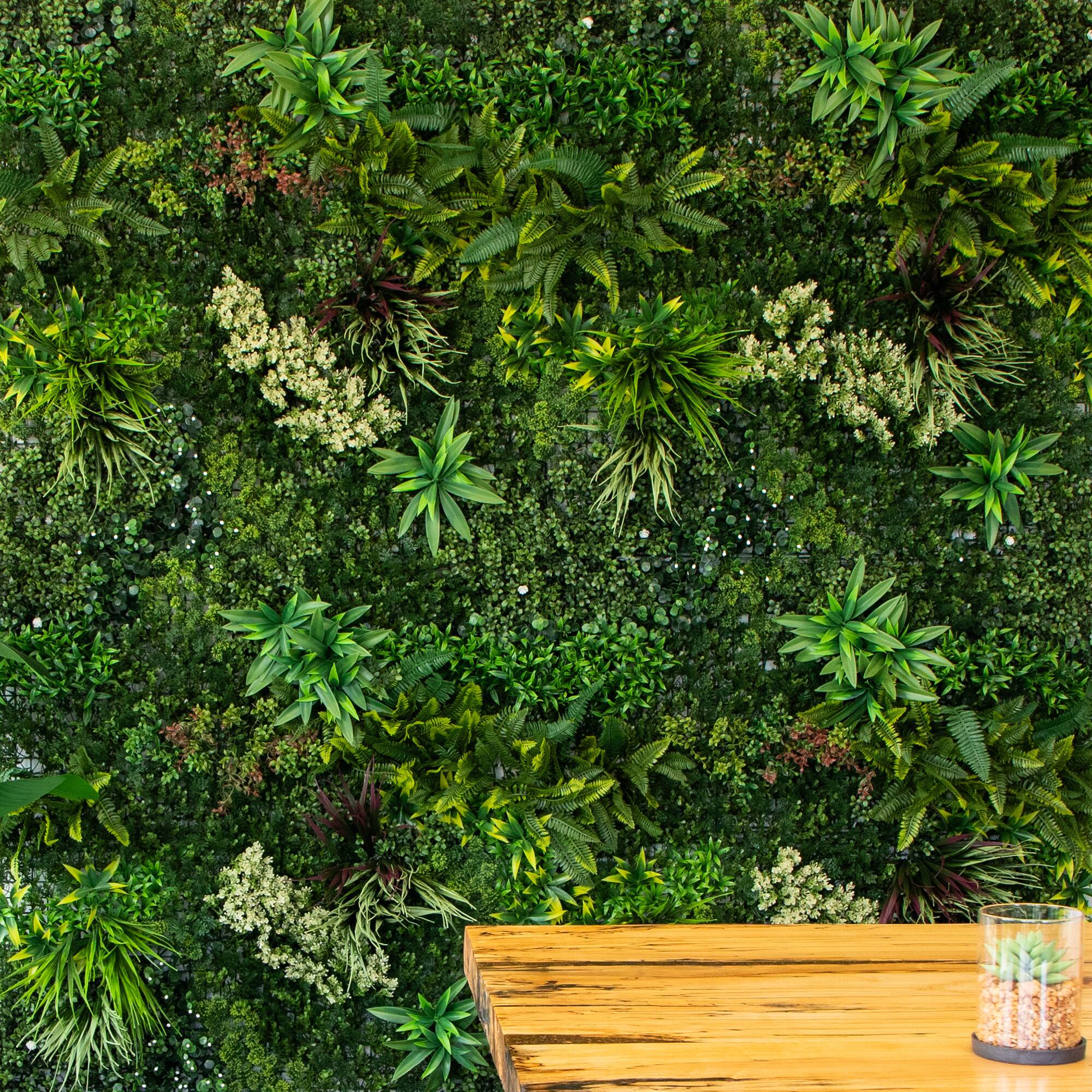 40" Amazon Rainforest Artificial Living Wall Panel