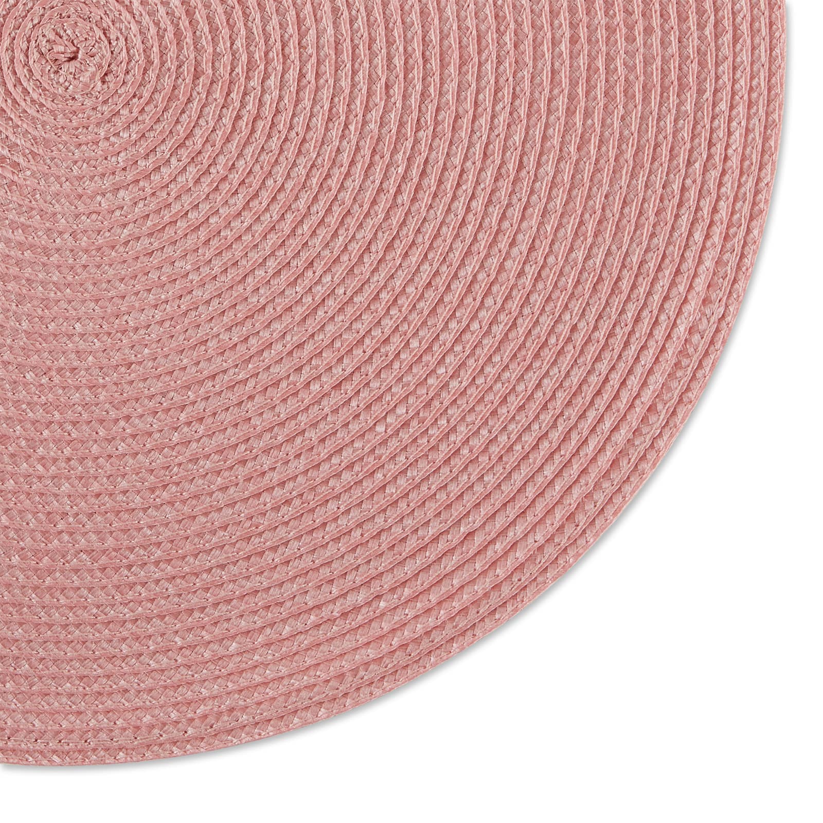 DII&#xAE; Round Plastic Woven Placemats, 6ct.