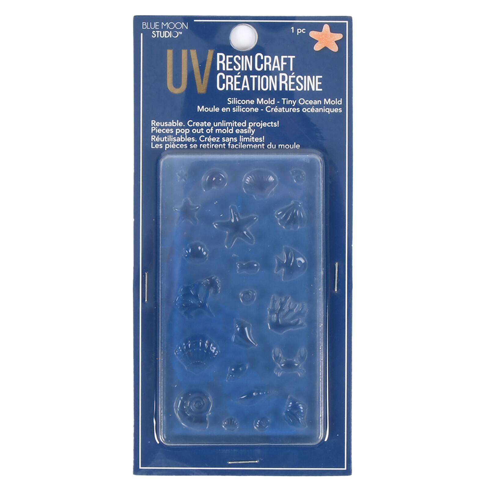 UV Resin Craft Blue Moon Art Studio Silicone Mold Maker Beads