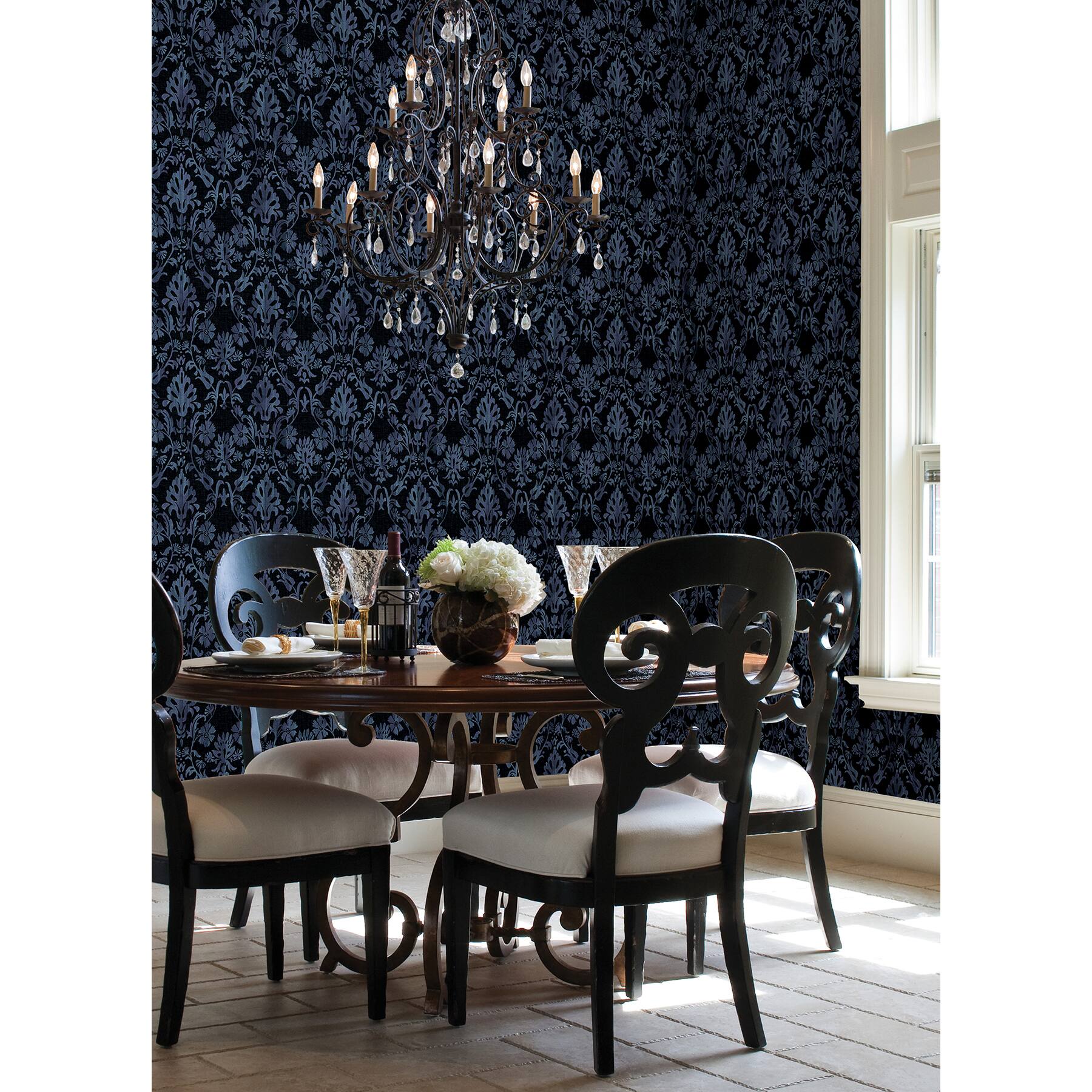 RoomMates Blooming Damask Peel &#x26; Stick Wallpaper