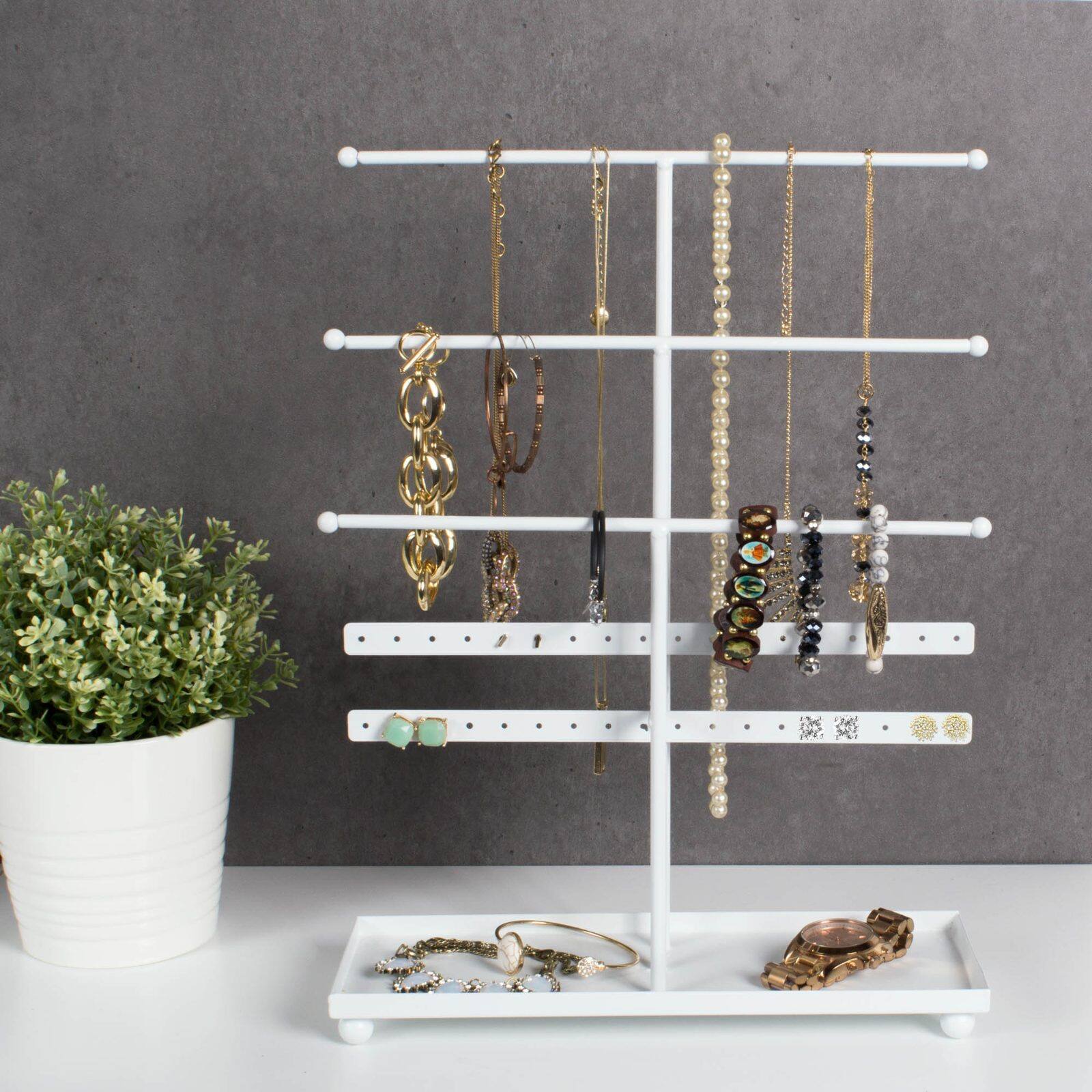 DII&#xAE; 3-Tier Jewelry Organizer