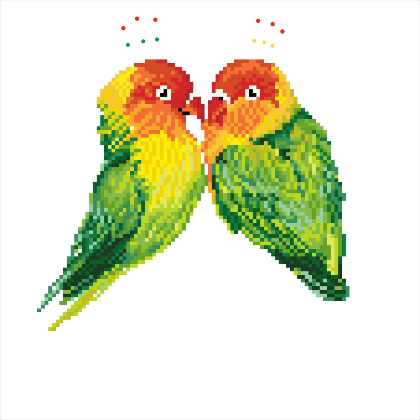 Diamond Dotz® Love Birds Diamond Painting Kit