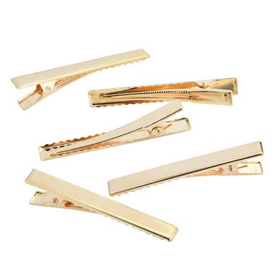 8.5mm Alligator Clip Blanks, 15ct. by Bead Landing™ image