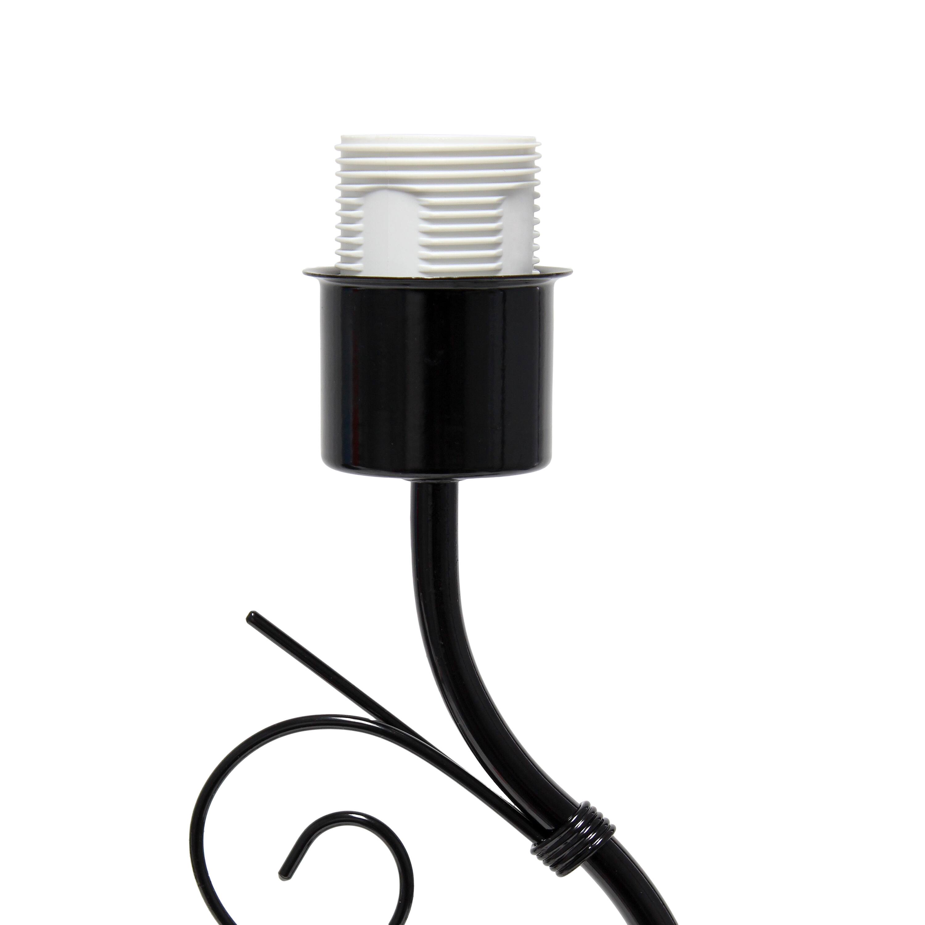 Creekwood Home Priva 19" Ivy Metal Winding Table Lamp