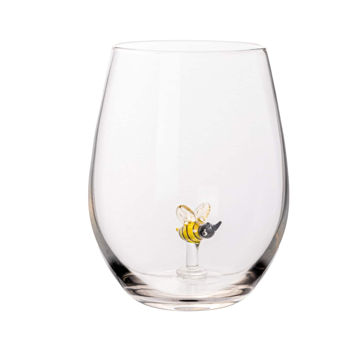 4.75&#x22; Round Stemless Wine Glass Set