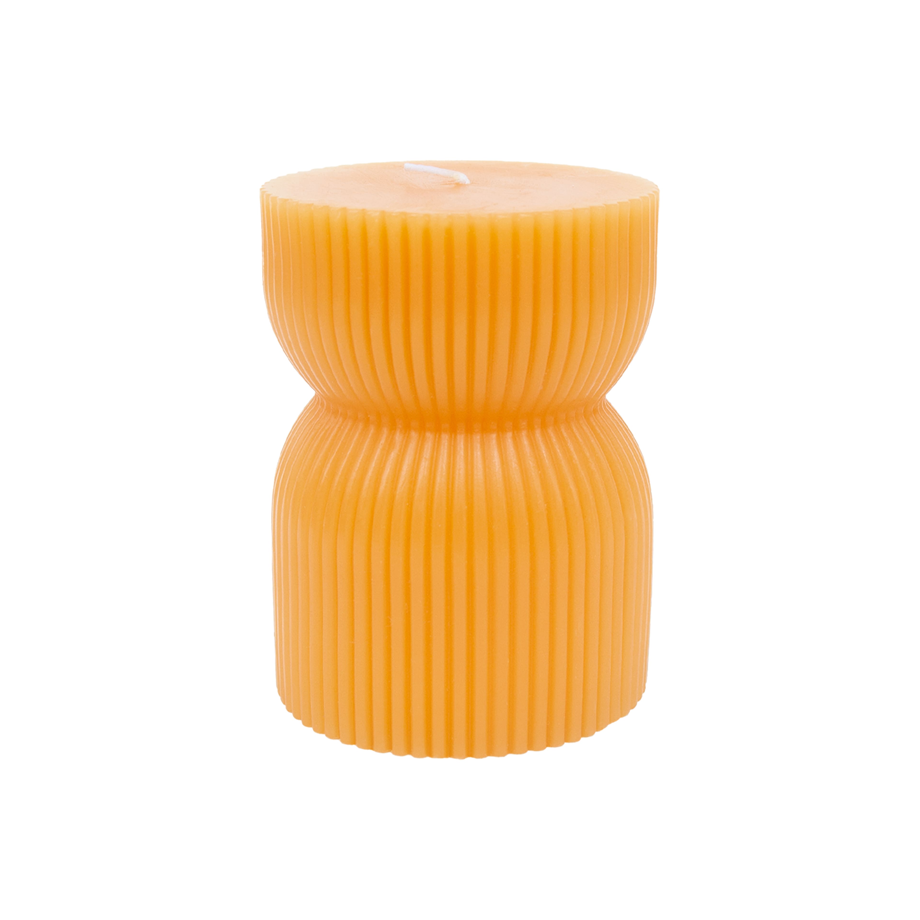 4&#x22; Ribbed Scented Pillar Candle by Ashland&#xAE;