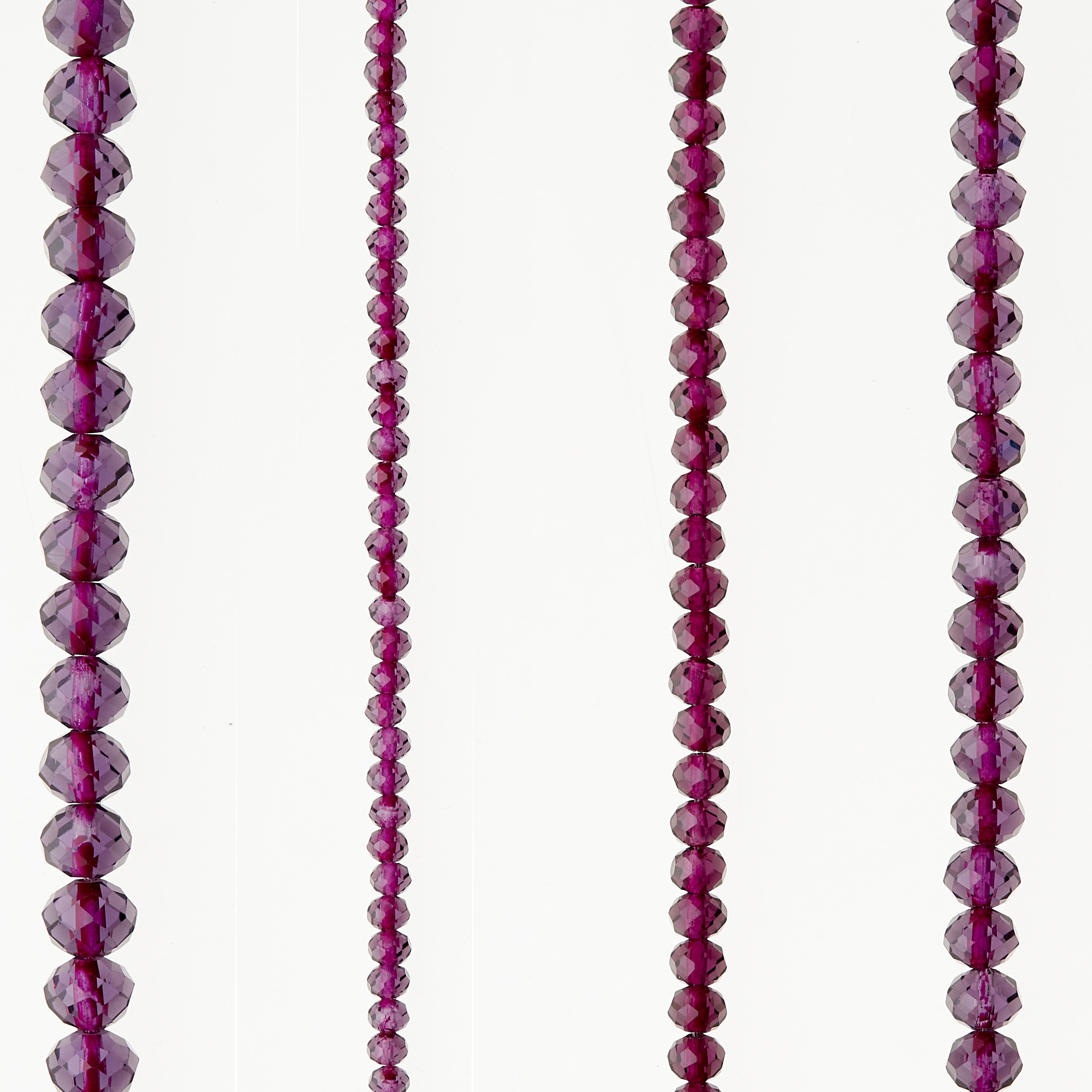 12 Pack: Purple Faceted Glass Round Beads by Bead Landing™