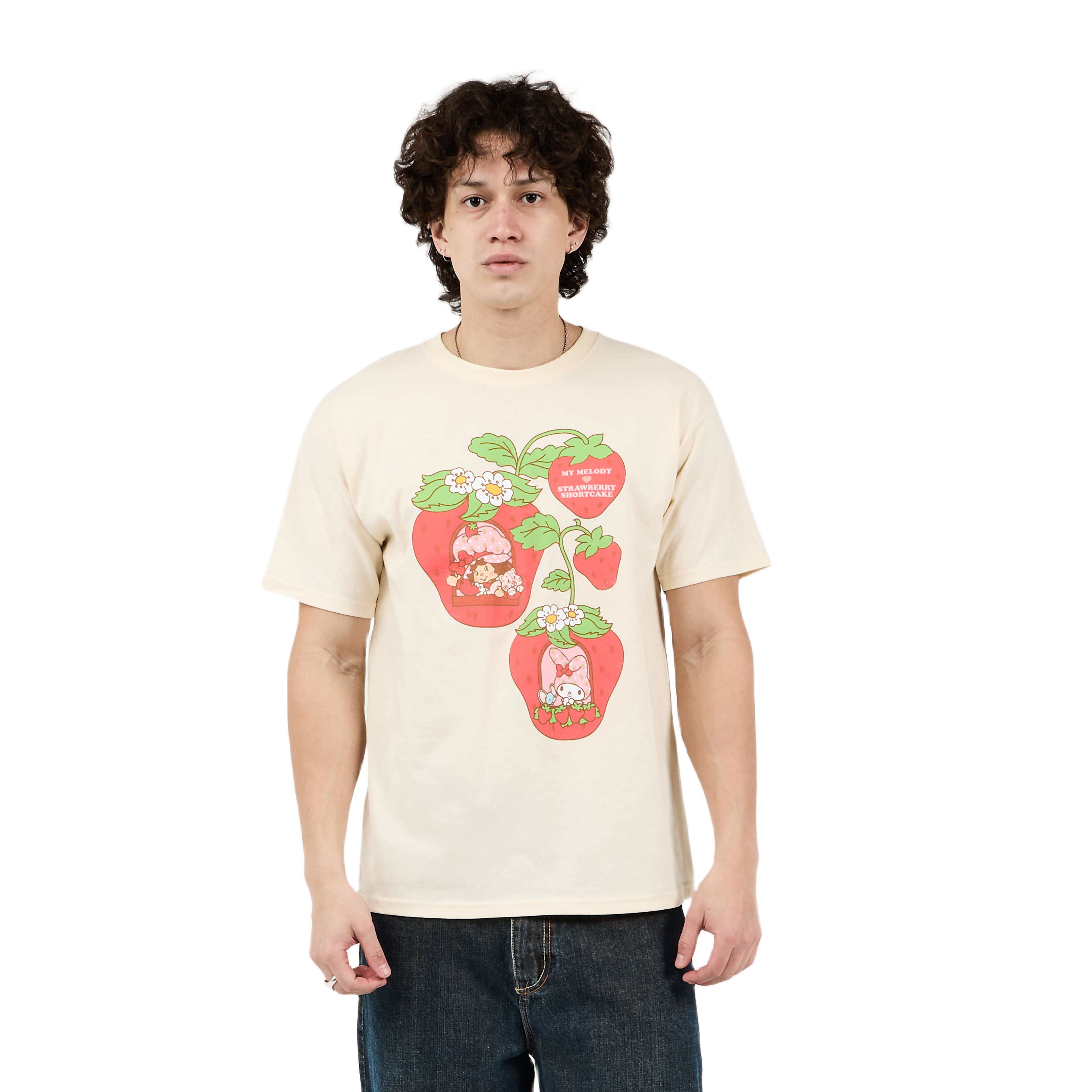 My Melody &#x26; Strawberry Shortcake Adult T-Shirt