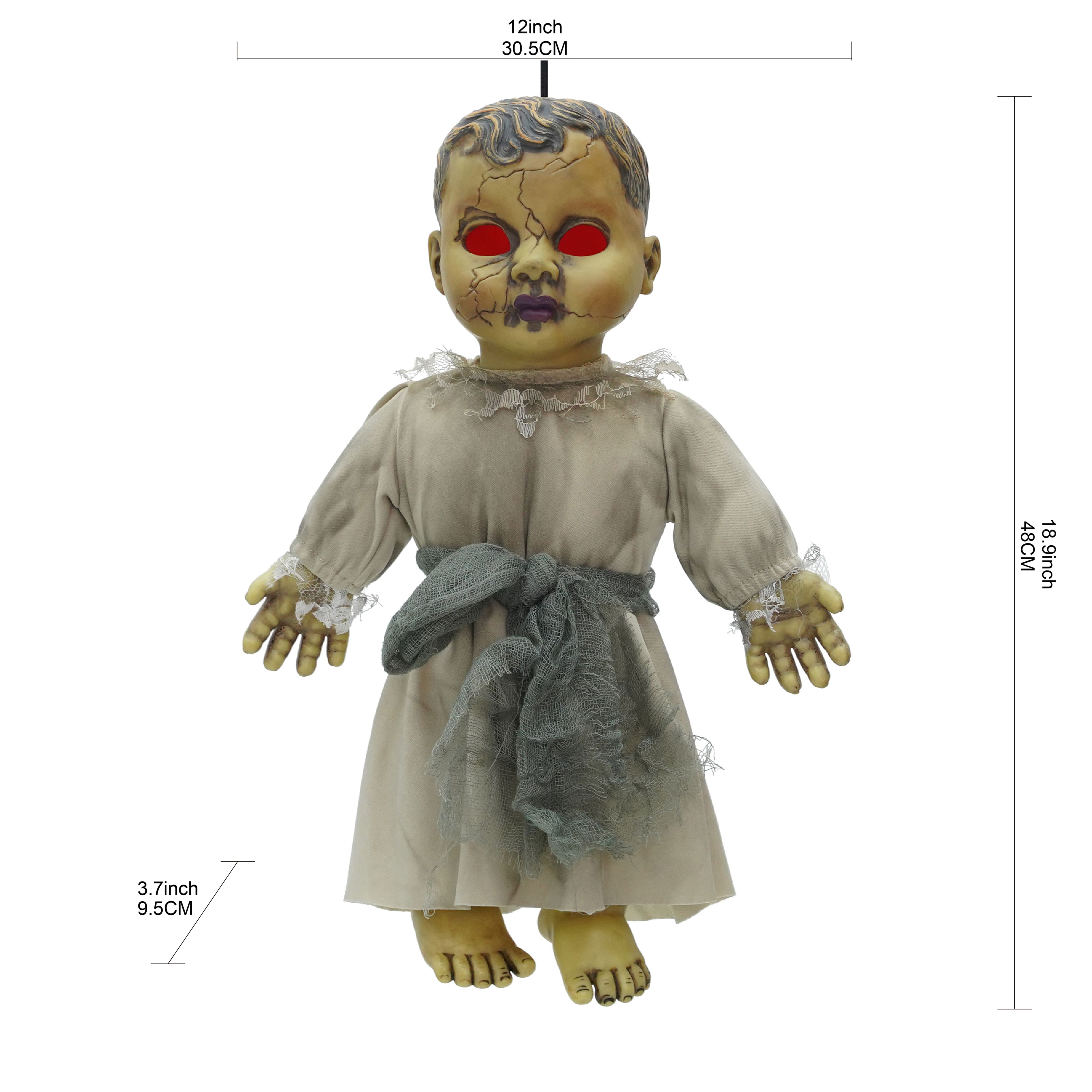 19&#x22; LED Sound Activated Haunted Doll D&#xE9;cor by Ashland&#xAE;