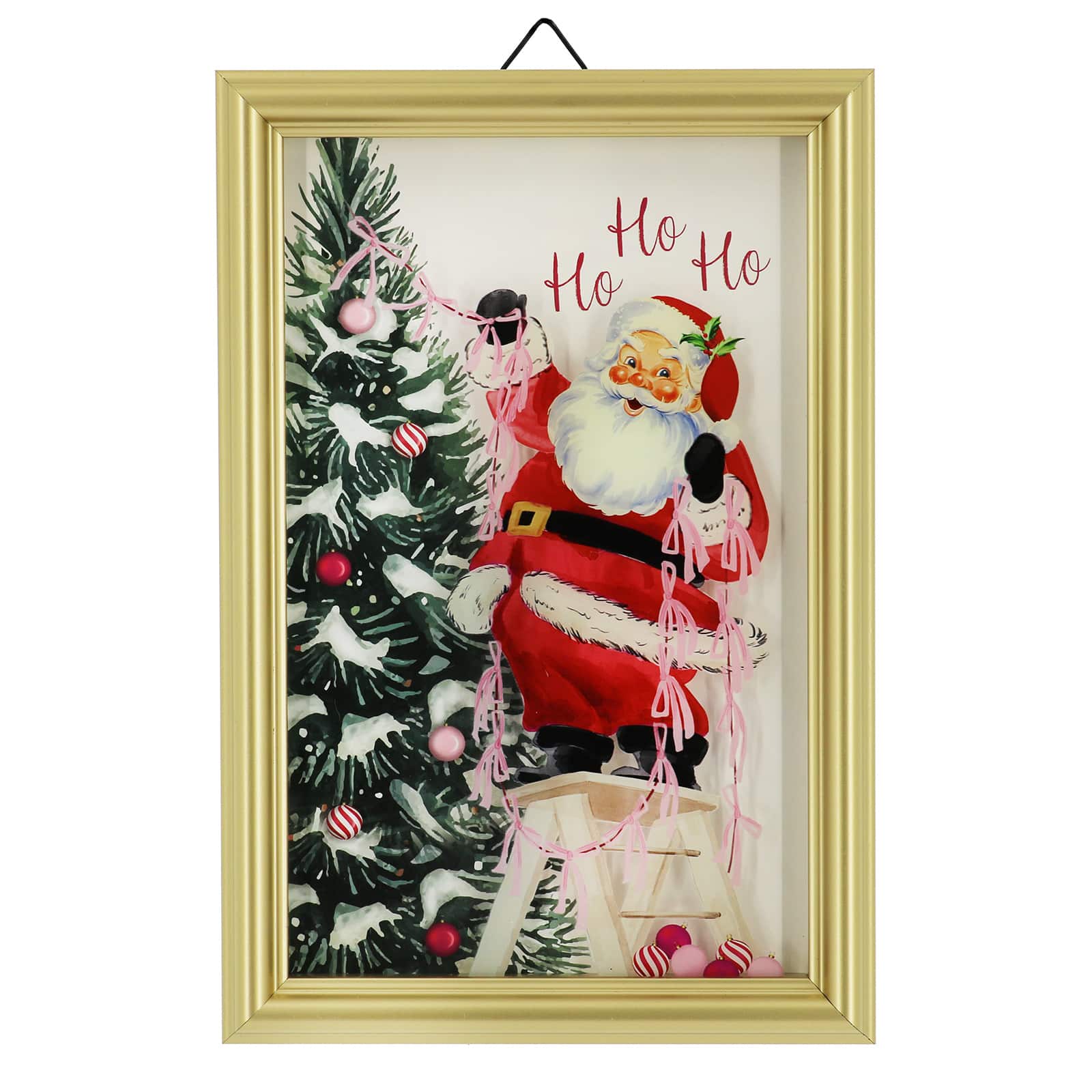 Santa Decorating Tree Wall D&#xE9;cor by Ashland&#xAE;