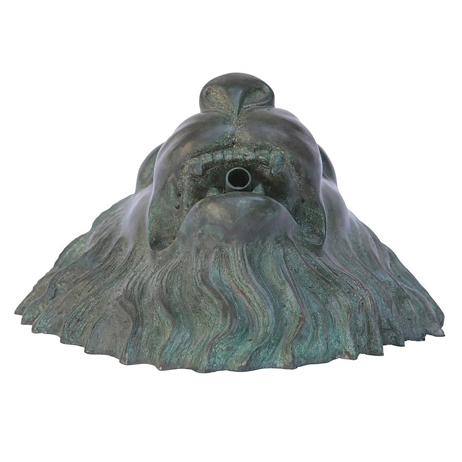 Design Toscano Bronze Florentine Lion Head Fountain Wall Sculpture