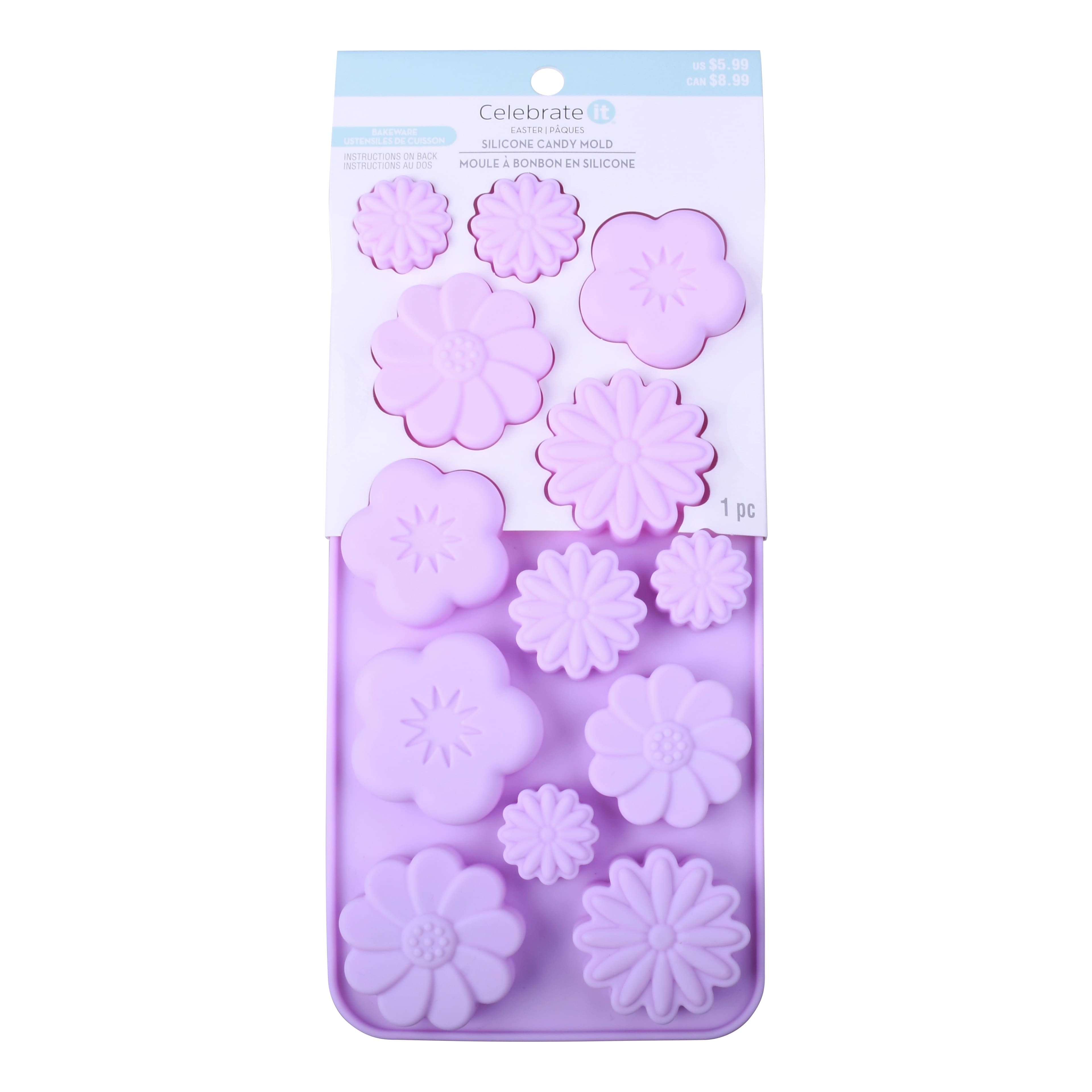 Easter Flowers Silicone Candy Mold by Celebrate It&#xAE;
