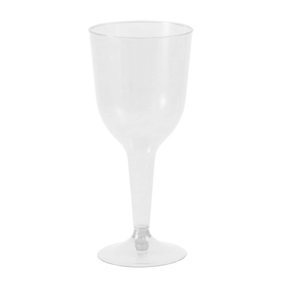 10 oz. Plastic White Wine Glasses