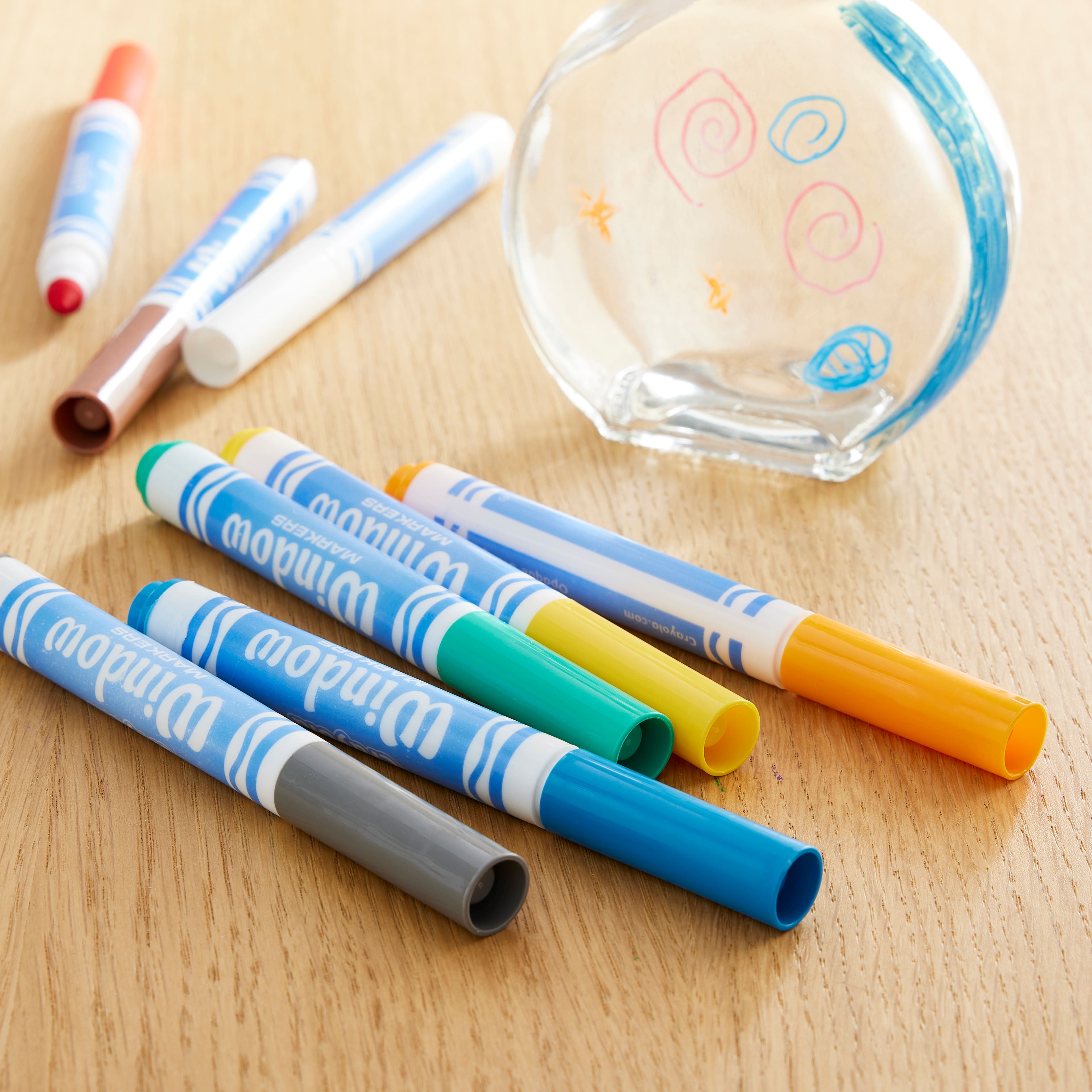 8 Count Crayola Window Markers: What's Inside the Box