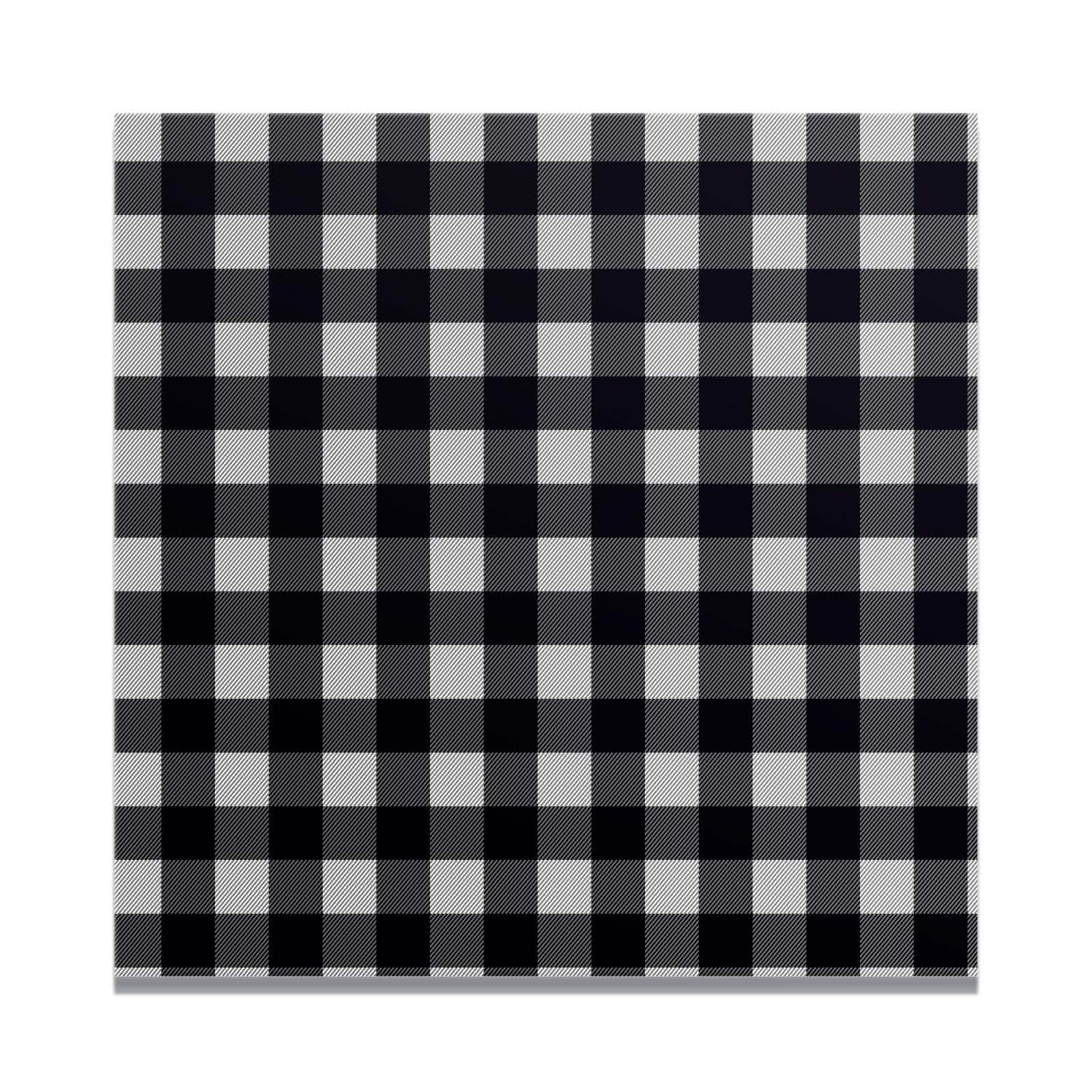 12 Pack: Siser® EasyPSV® Permanent Patterns Vinyl, Black & White Plaid