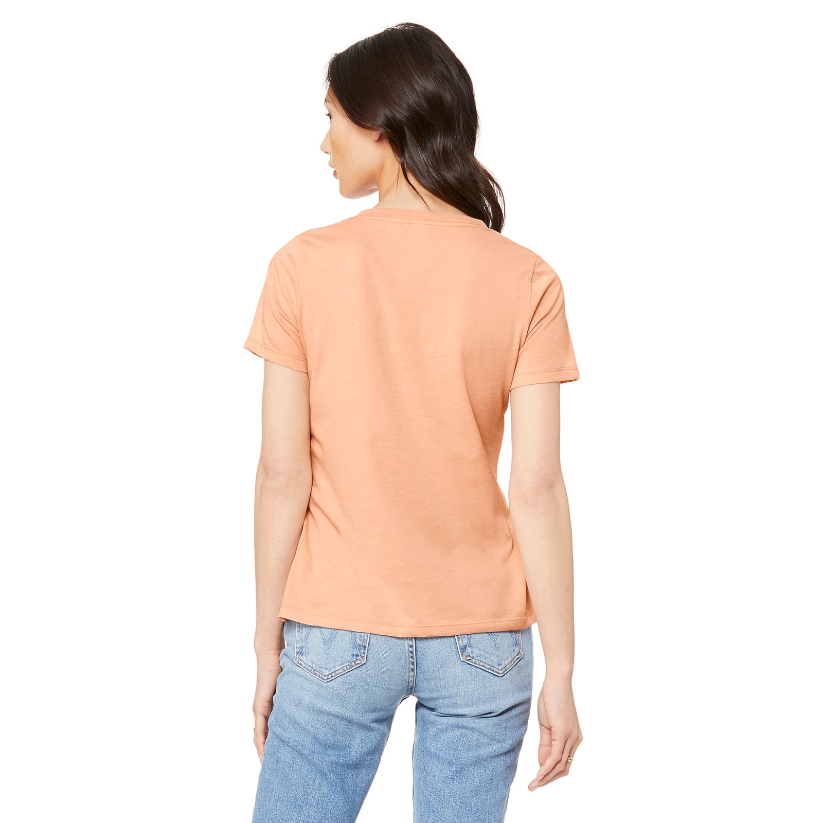 6 Pack: BELLA+CANVAS&#xAE; Women&#x27;s Relaxed V-Neck Heather T-Shirt