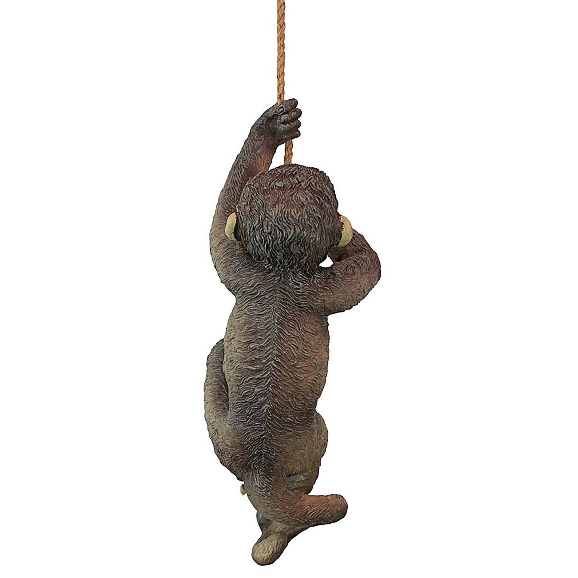 Design Toscano® 20" Makokou the Climbing Monkey Statue, 2ct.