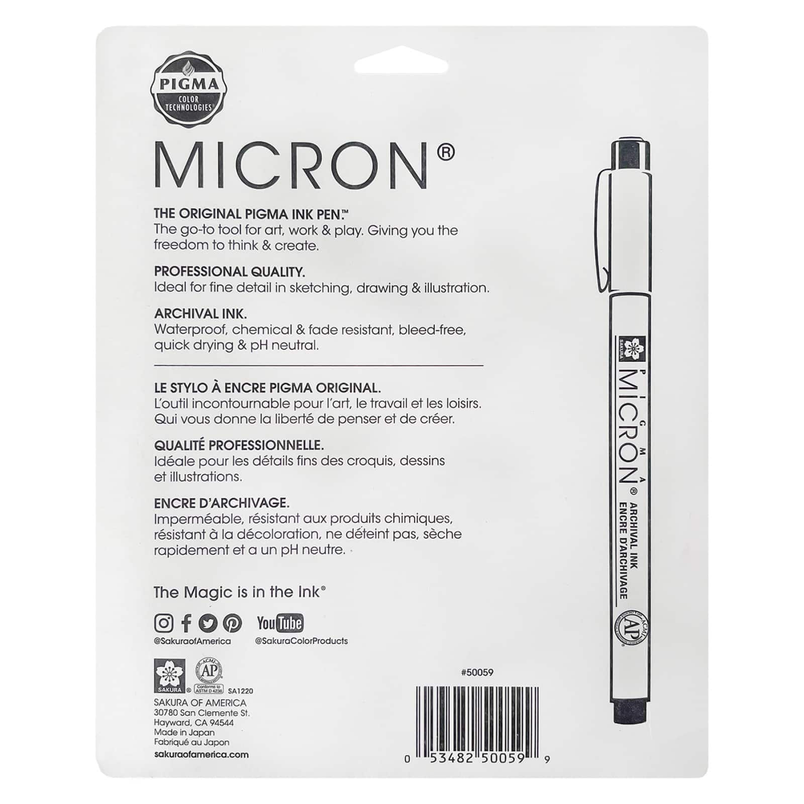 Pigma&#xAE; Micron&#x2122; Fine Line 10 Pen Set