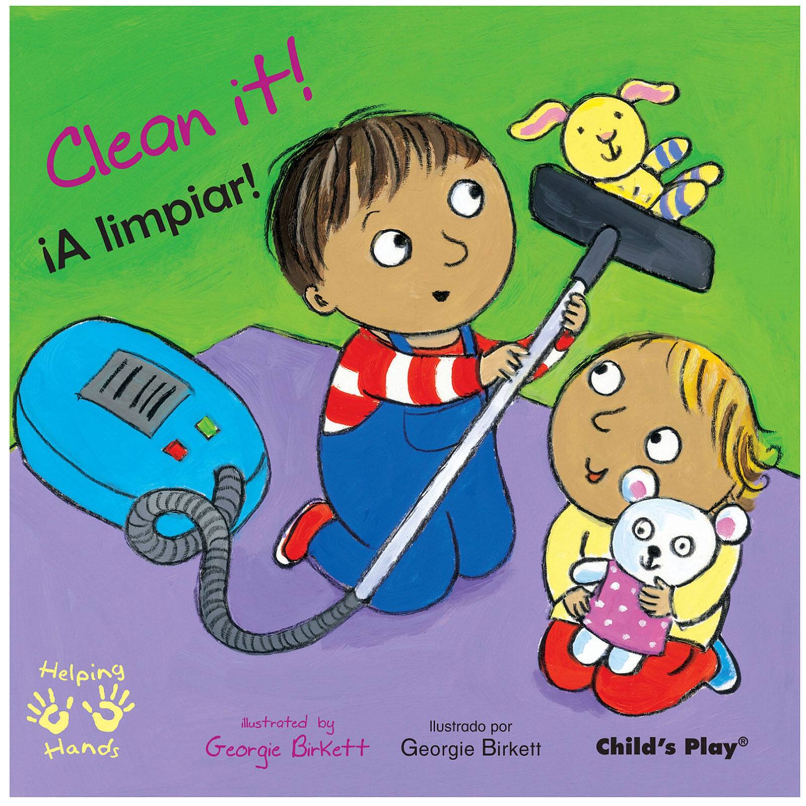 Child's Play Helping Hands/Manos Amigas Bilingual Books, Set of 4