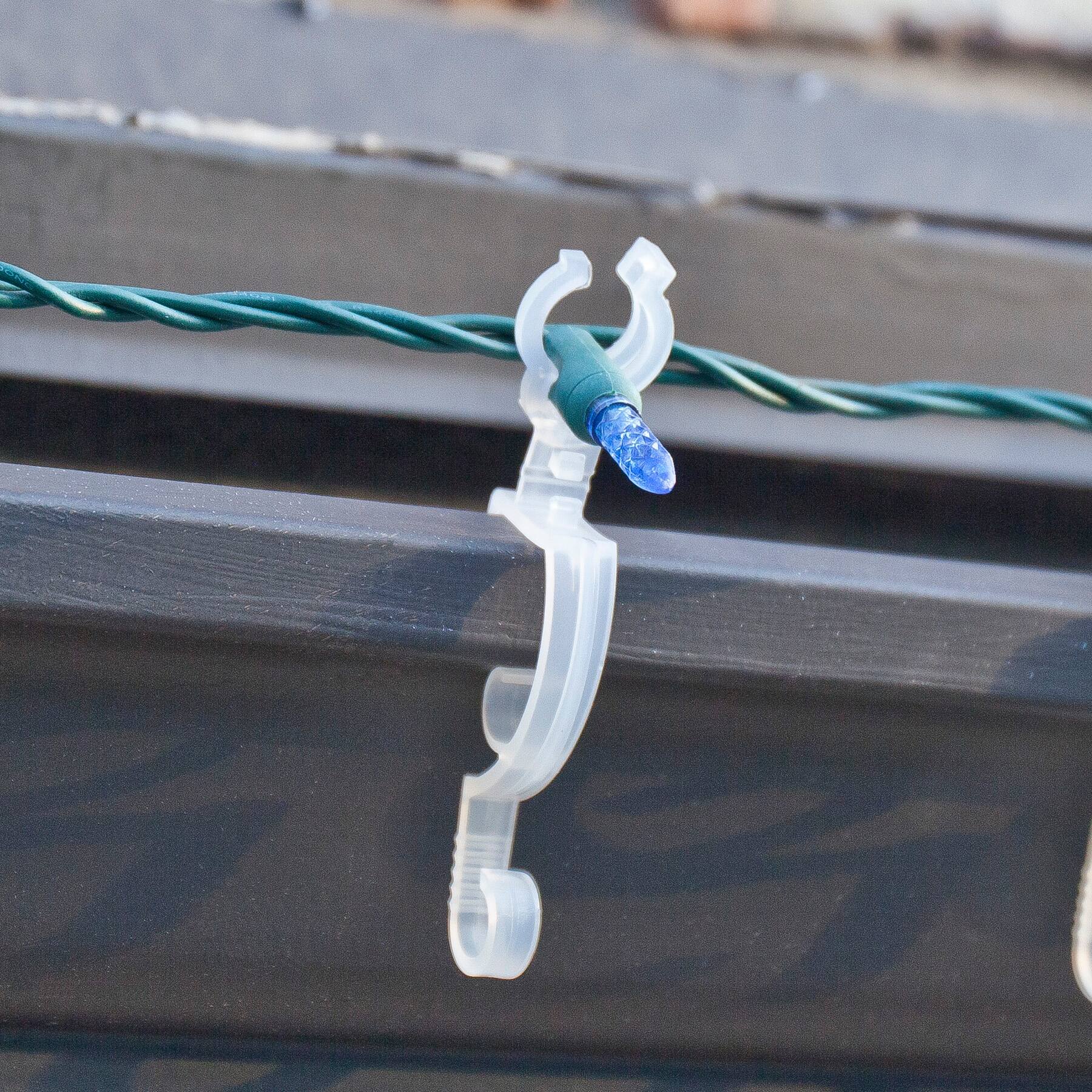 Set of 1000 Clear Max Pro Anywhere Christmas Lights Clips