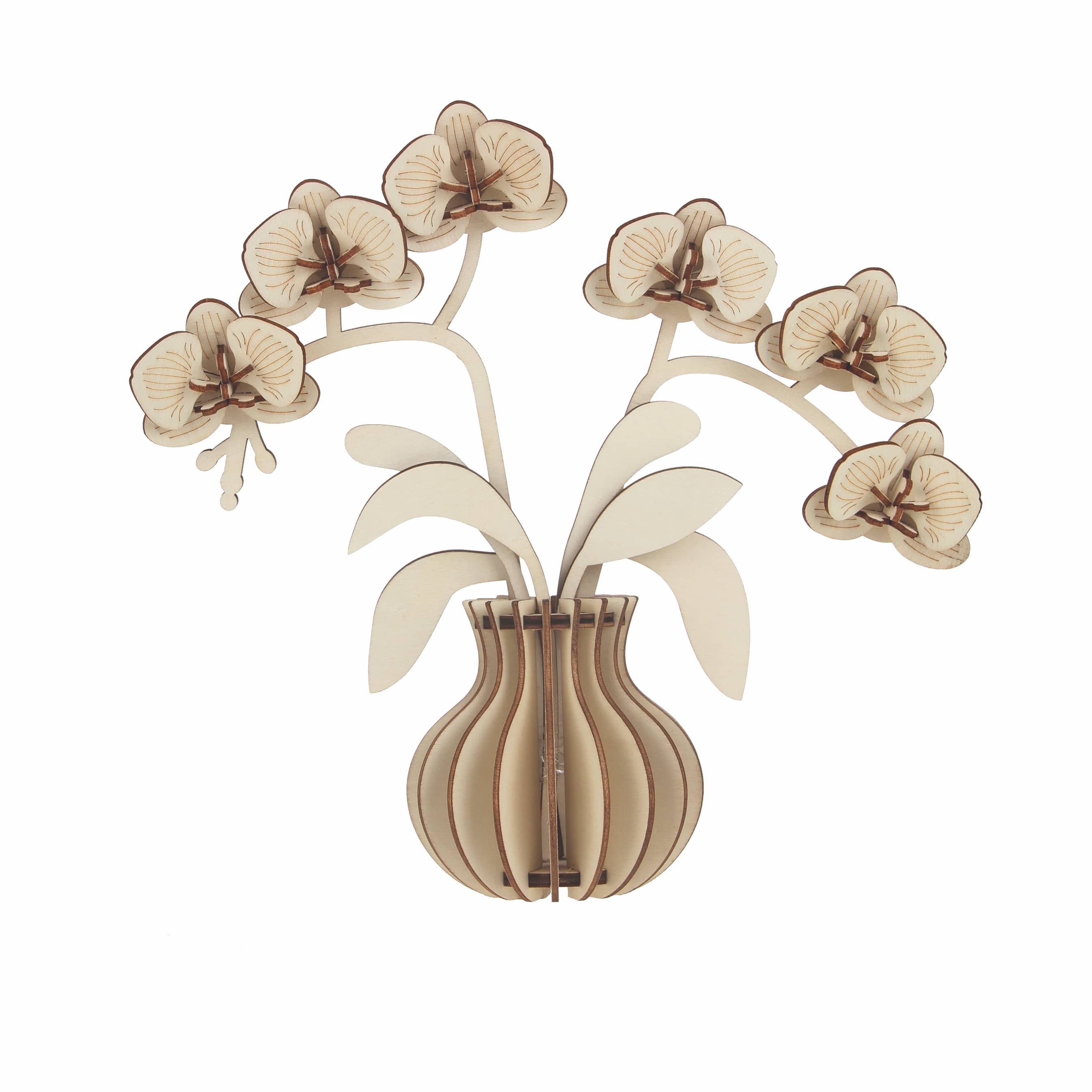 Orchid DIY 3D Wooden Flower Puzzle by Make Market® | Michaels