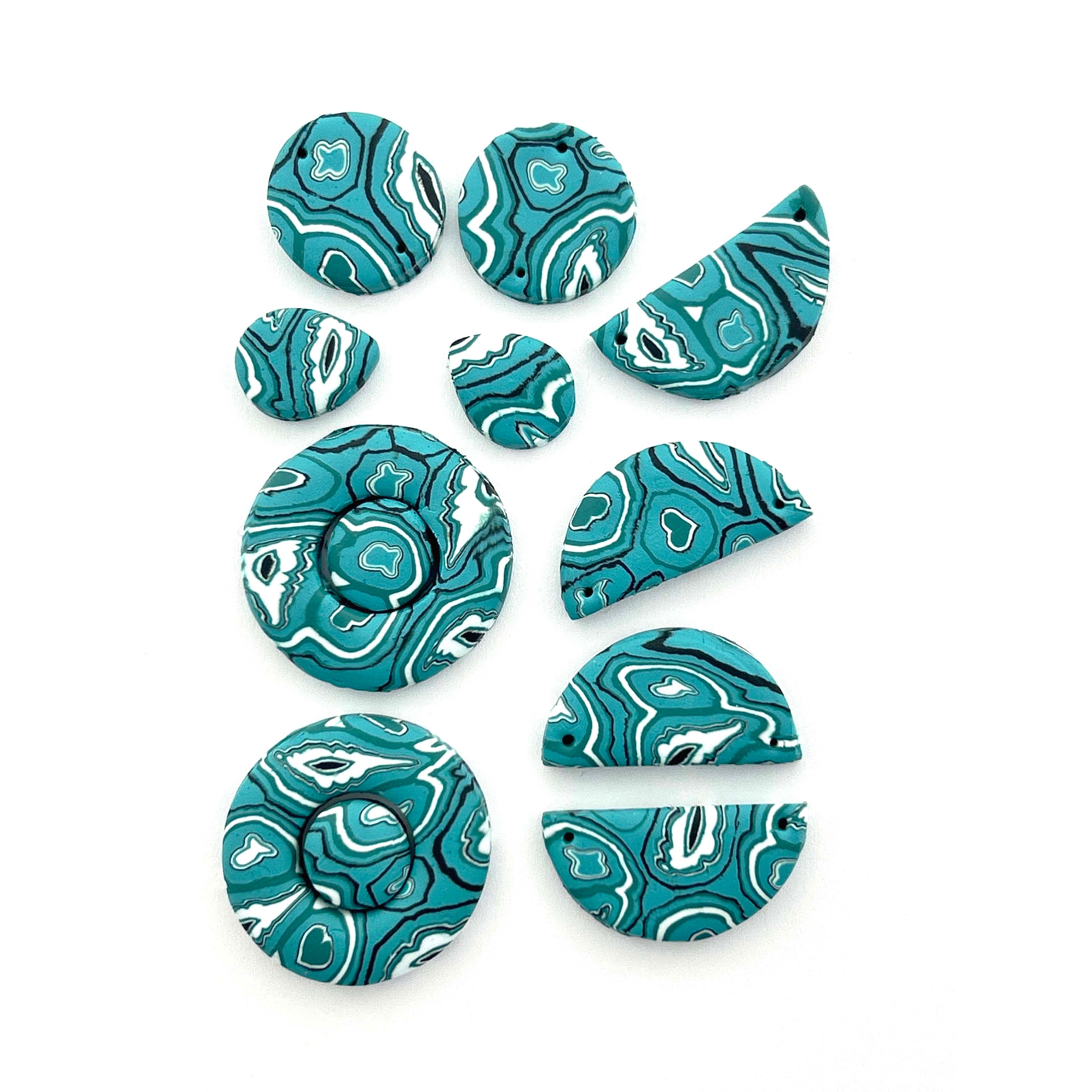 Malachite Oven Bake Polymer Clay by Bead Landing&#x2122;