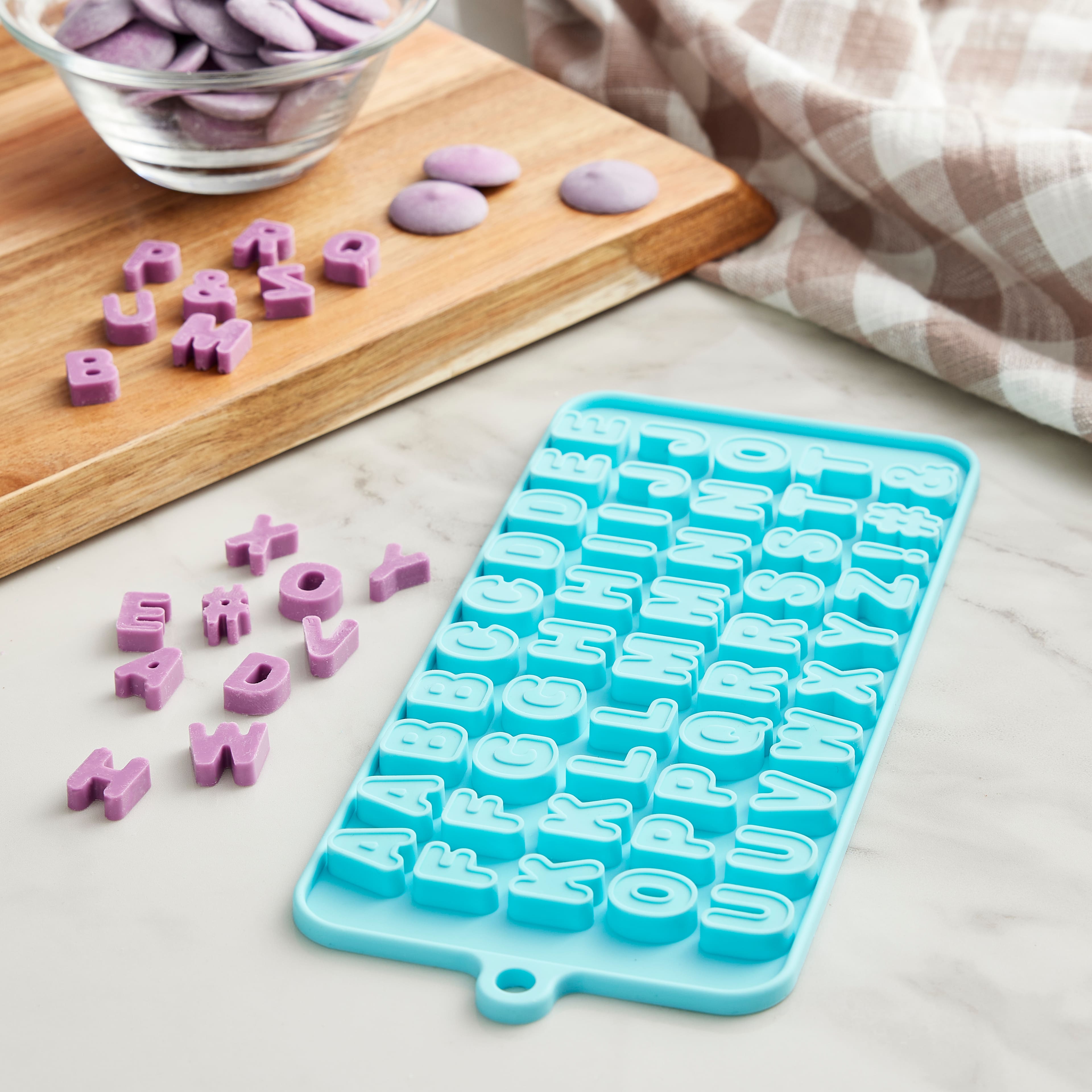 6 Pack: Alphabet Silicone Candy Mold by Celebrate It&#x2122;