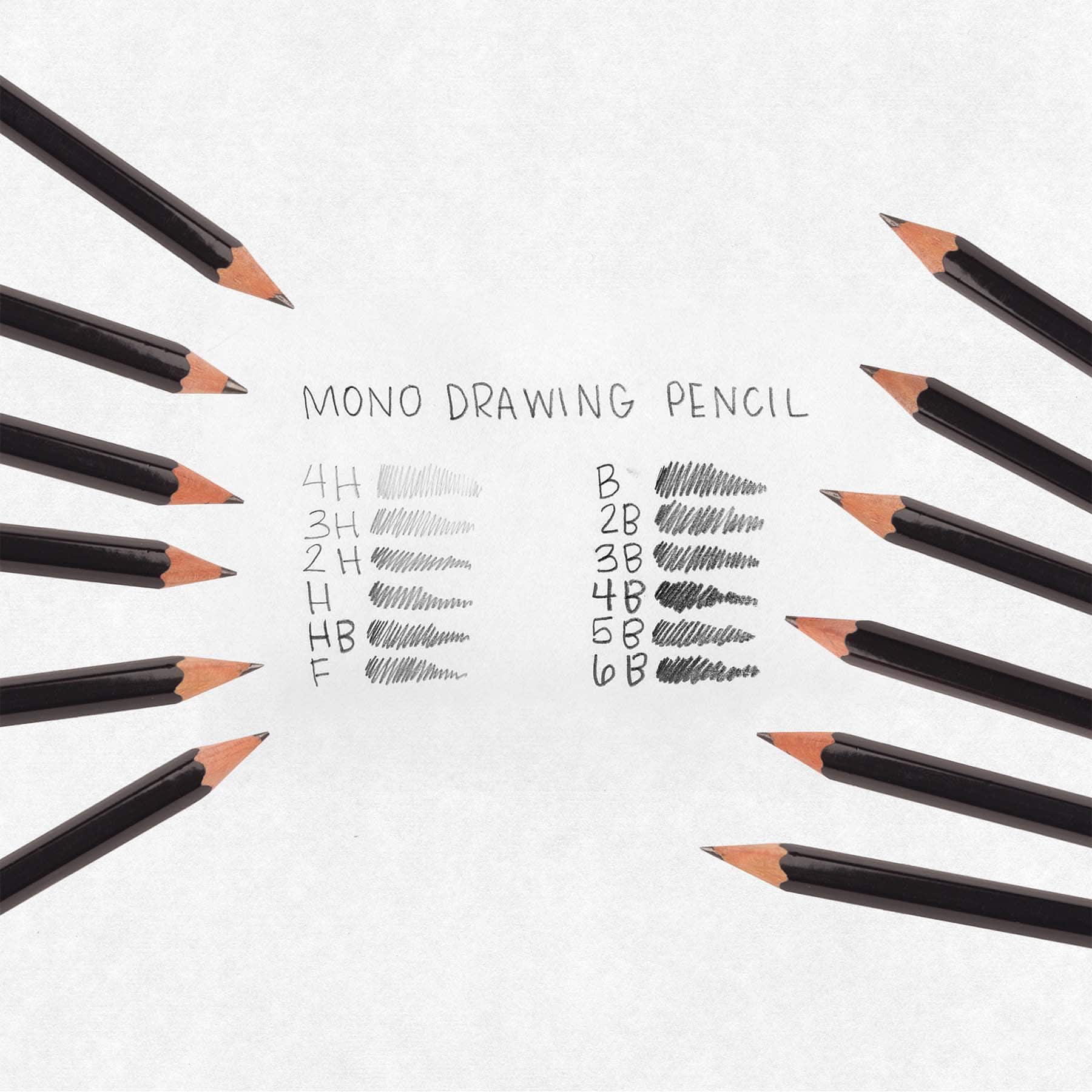 Tombow Mono Professional Drawing 12 Pencil Set