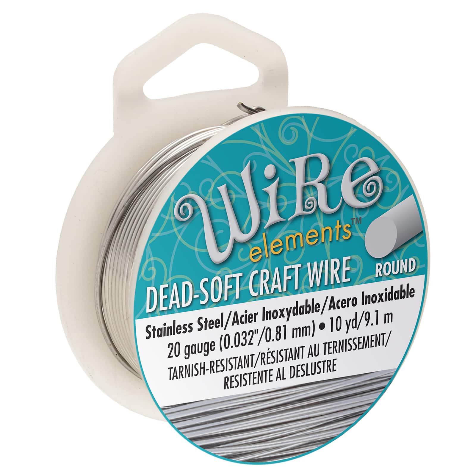 The Beadsmith® Wire Elements™ 20 Gauge Tarnish Resistant Soft Temper Wire,  6yd.