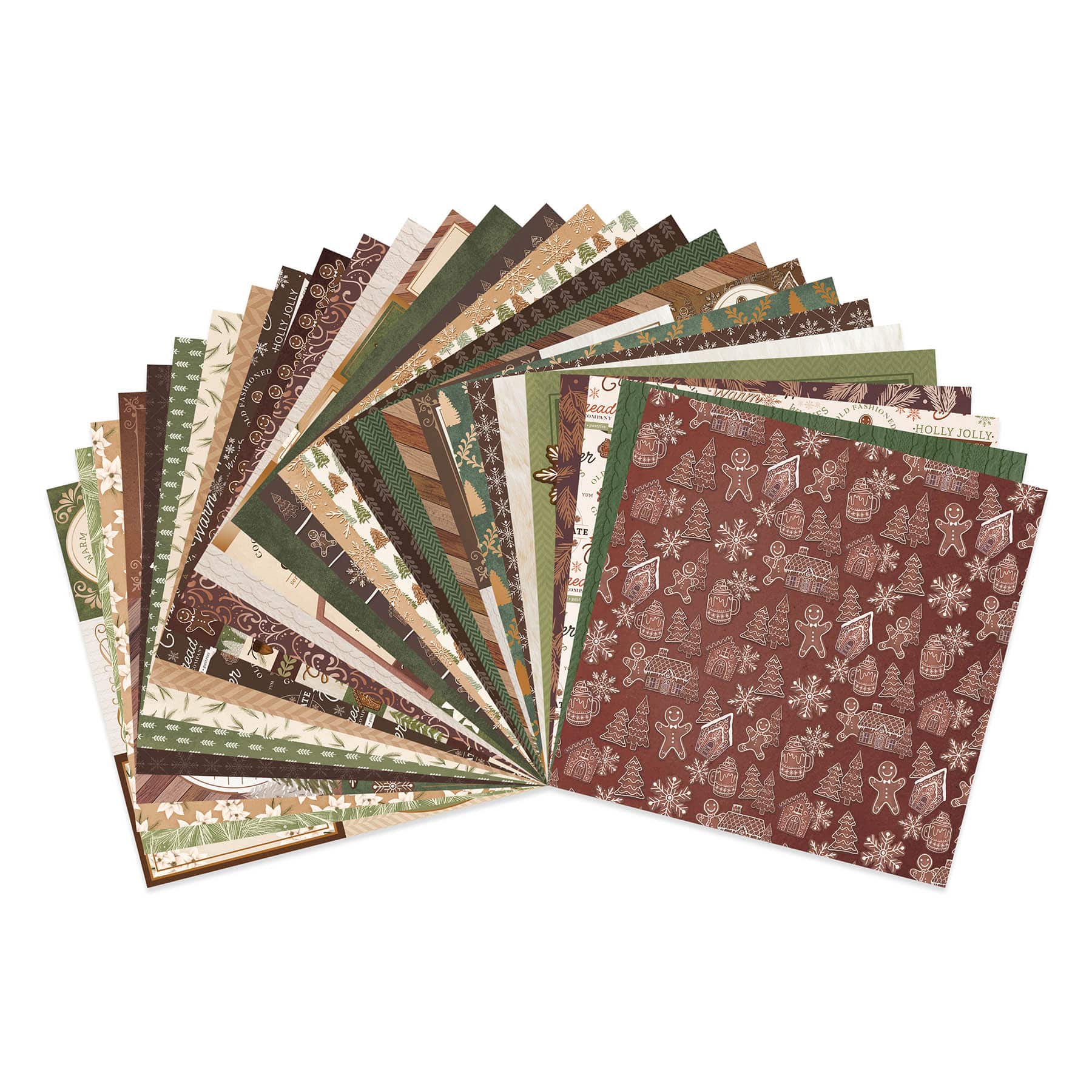 12" x 12" Gingerbread Forest Paper Pad by Recollections™