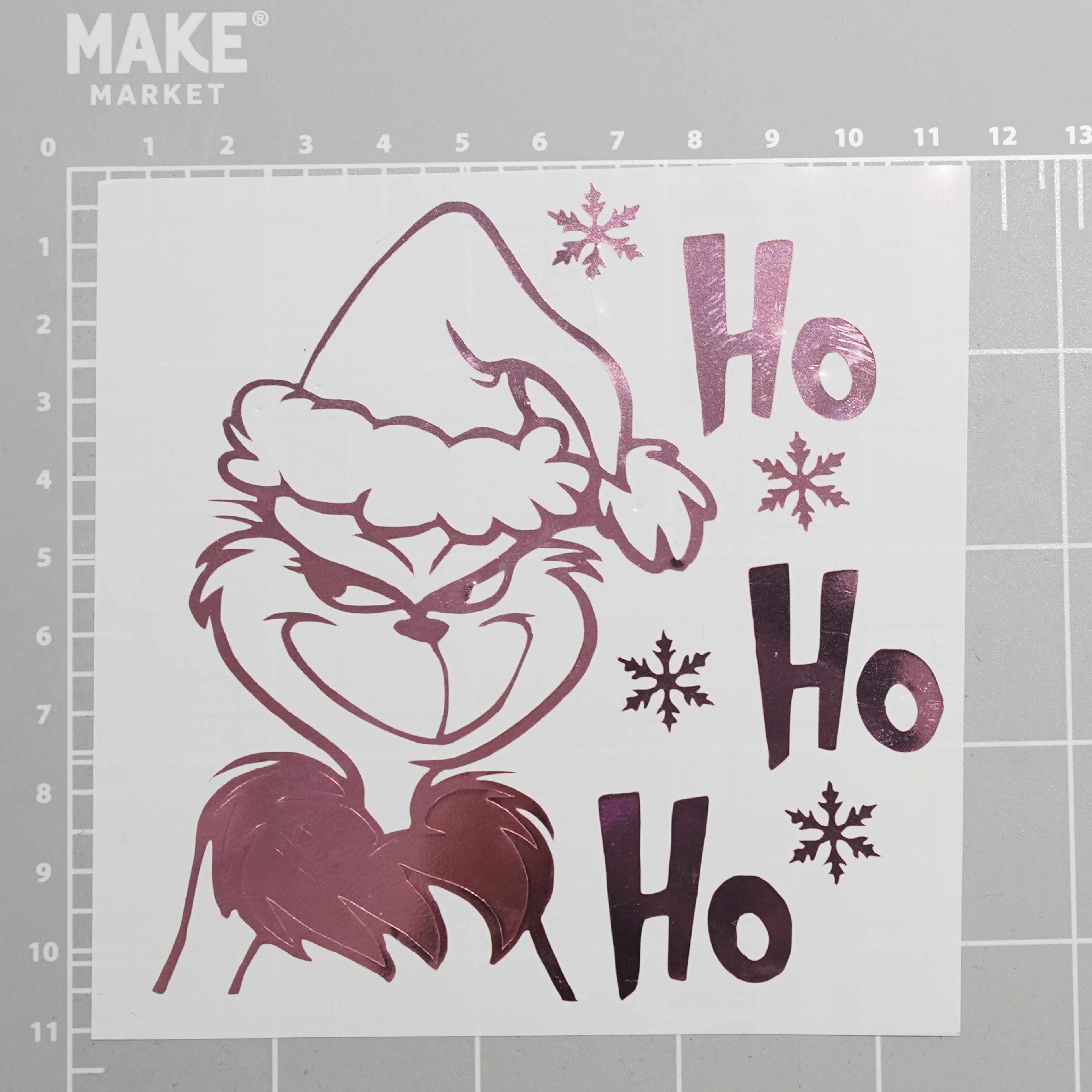 12 Pack: Chrome Foil Permanent Vinyl by Make Market®