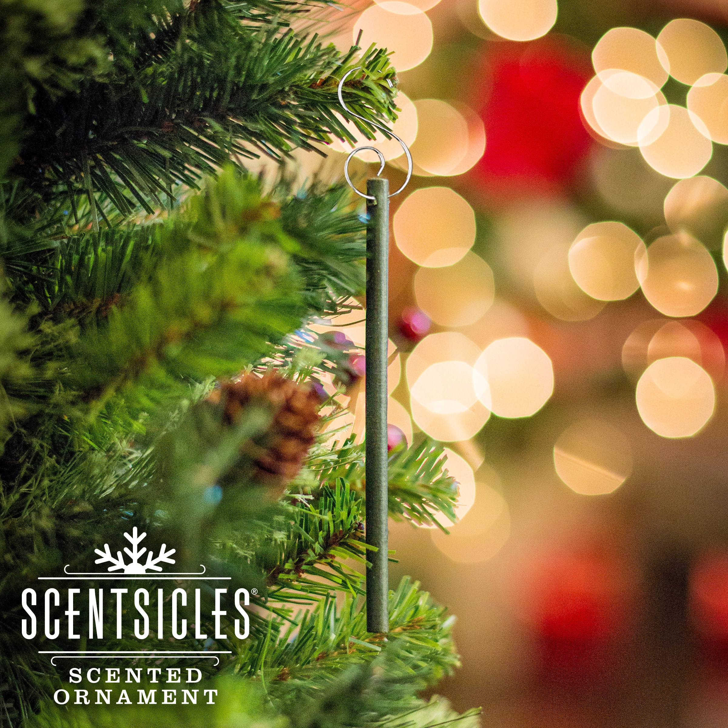 Scentsicles Spiced Pine Cones Scented Paper Stick Ornaments, 12ct.