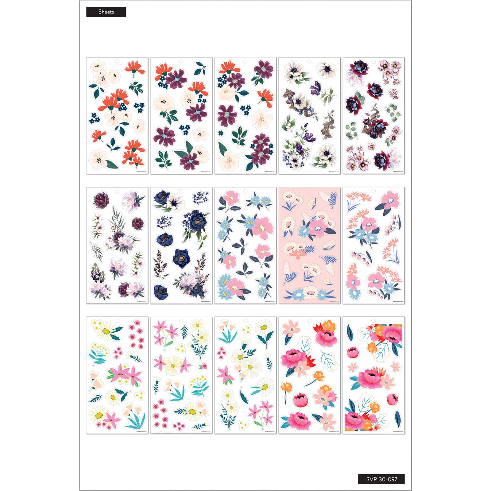 The Happy Planner® Happy Blooms Sticker Book