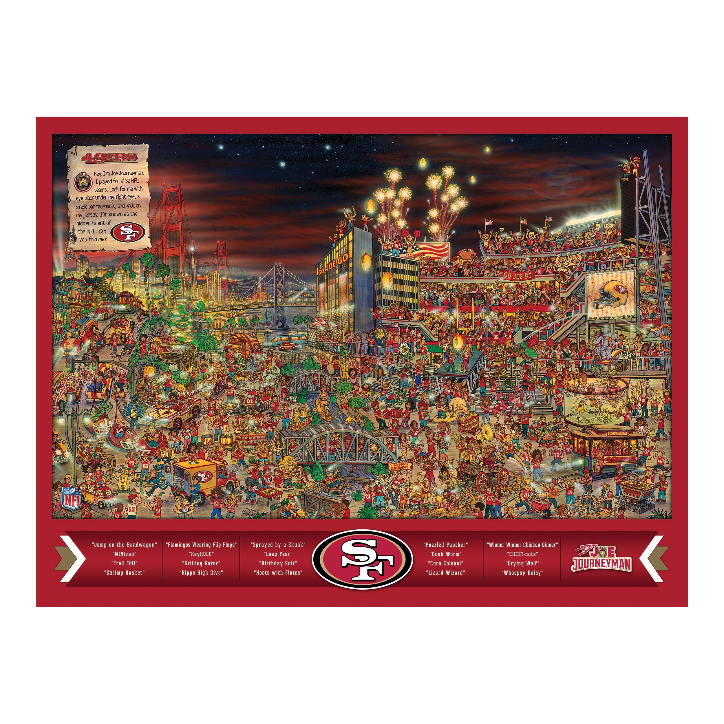 Las Vegas Raiders 500-Piece Joe Journeyman Puzzle