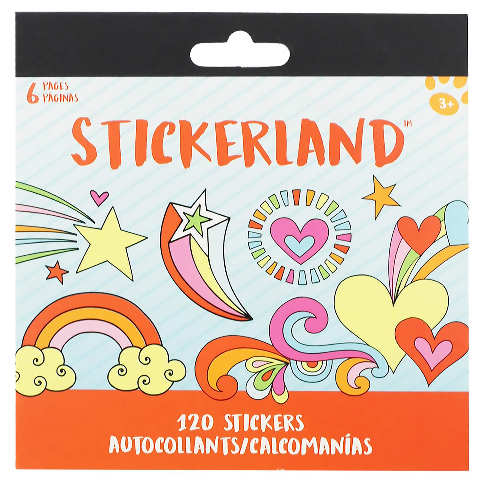 Hearts &#x26; Stars Stickerland&#x2122; Mini Sticker Pad