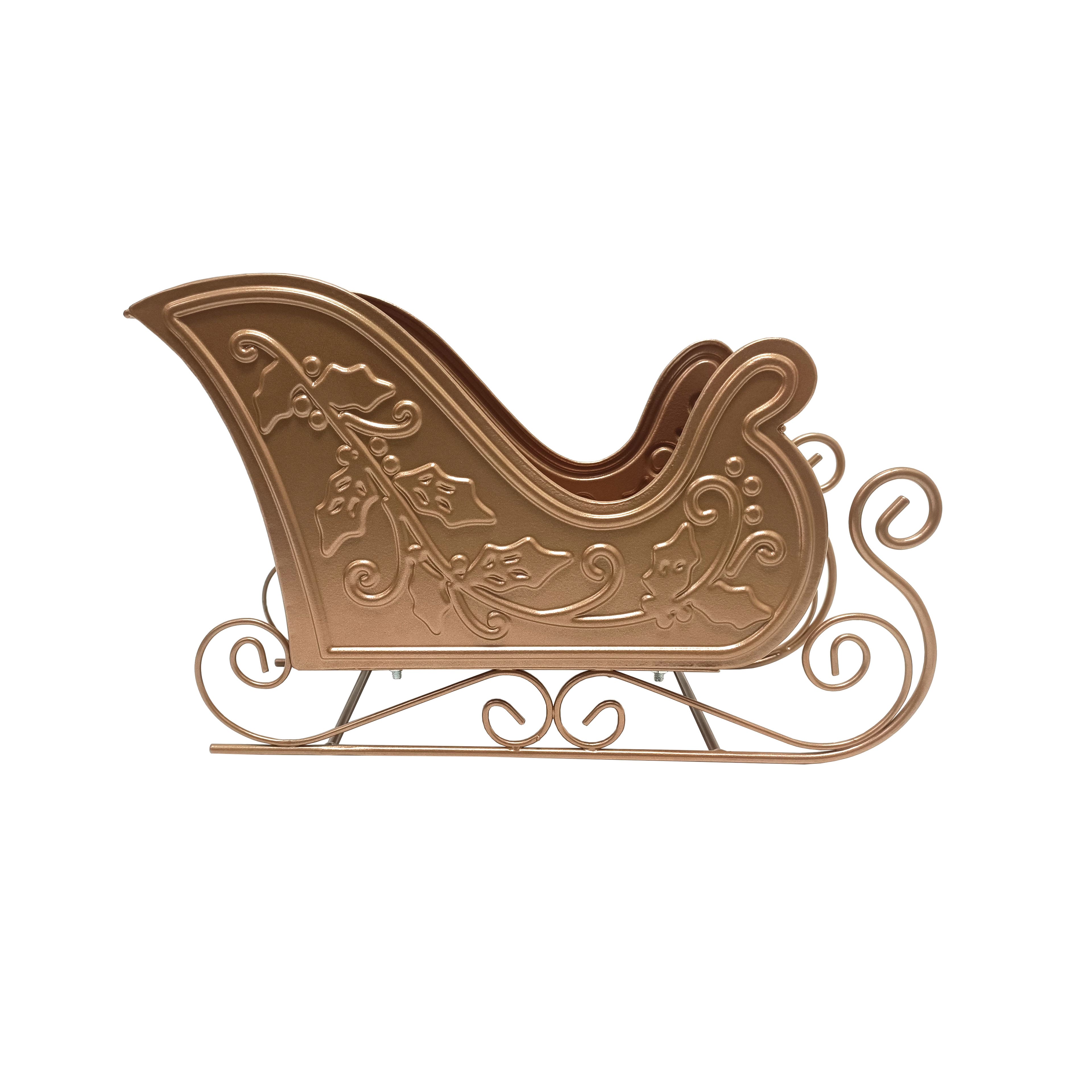 12.25&#x22; Gingerbread Metal Sled by Ashland&#xAE;