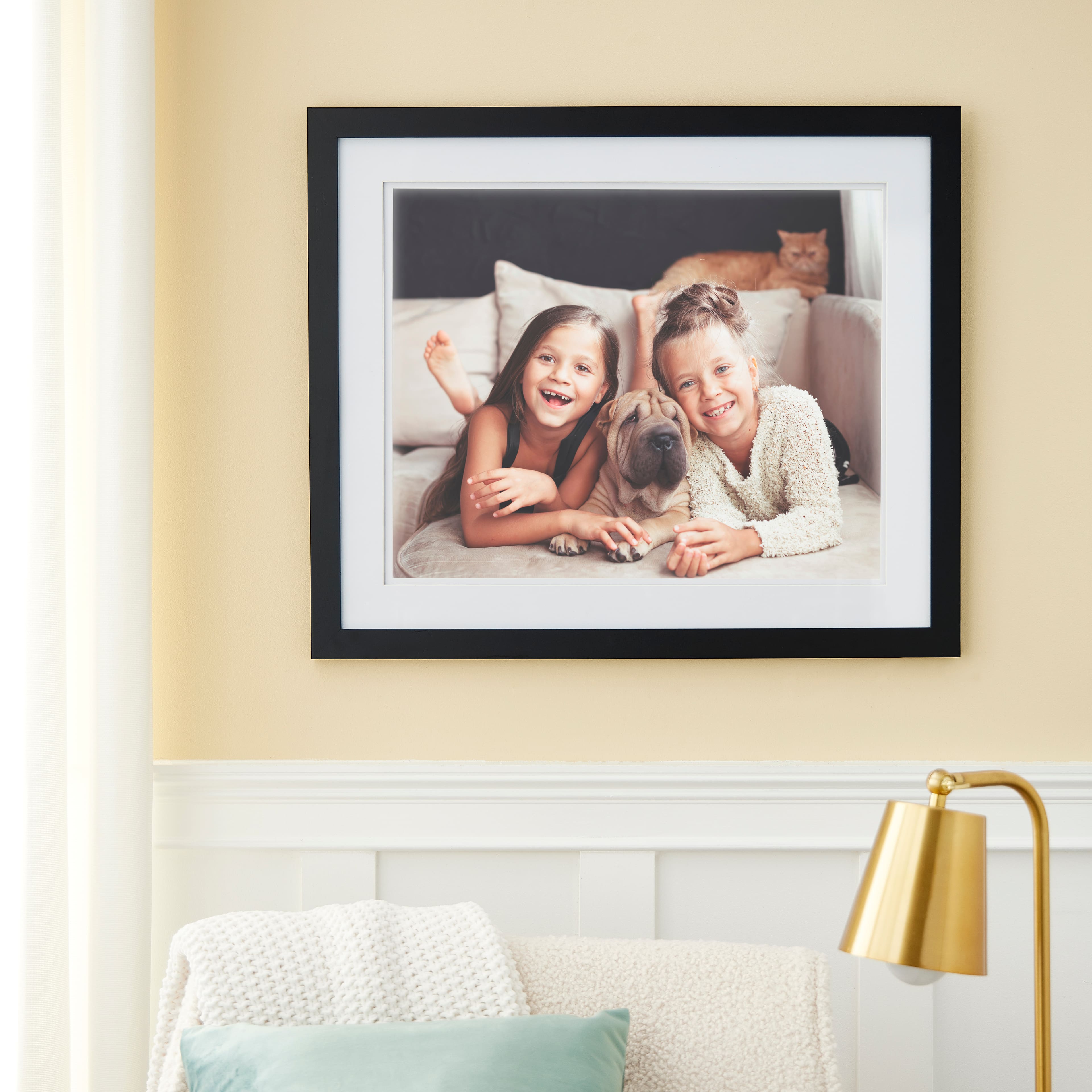 Black Gallery Wall Frame with Double Mat by Studio D&#xE9;cor&#xAE;