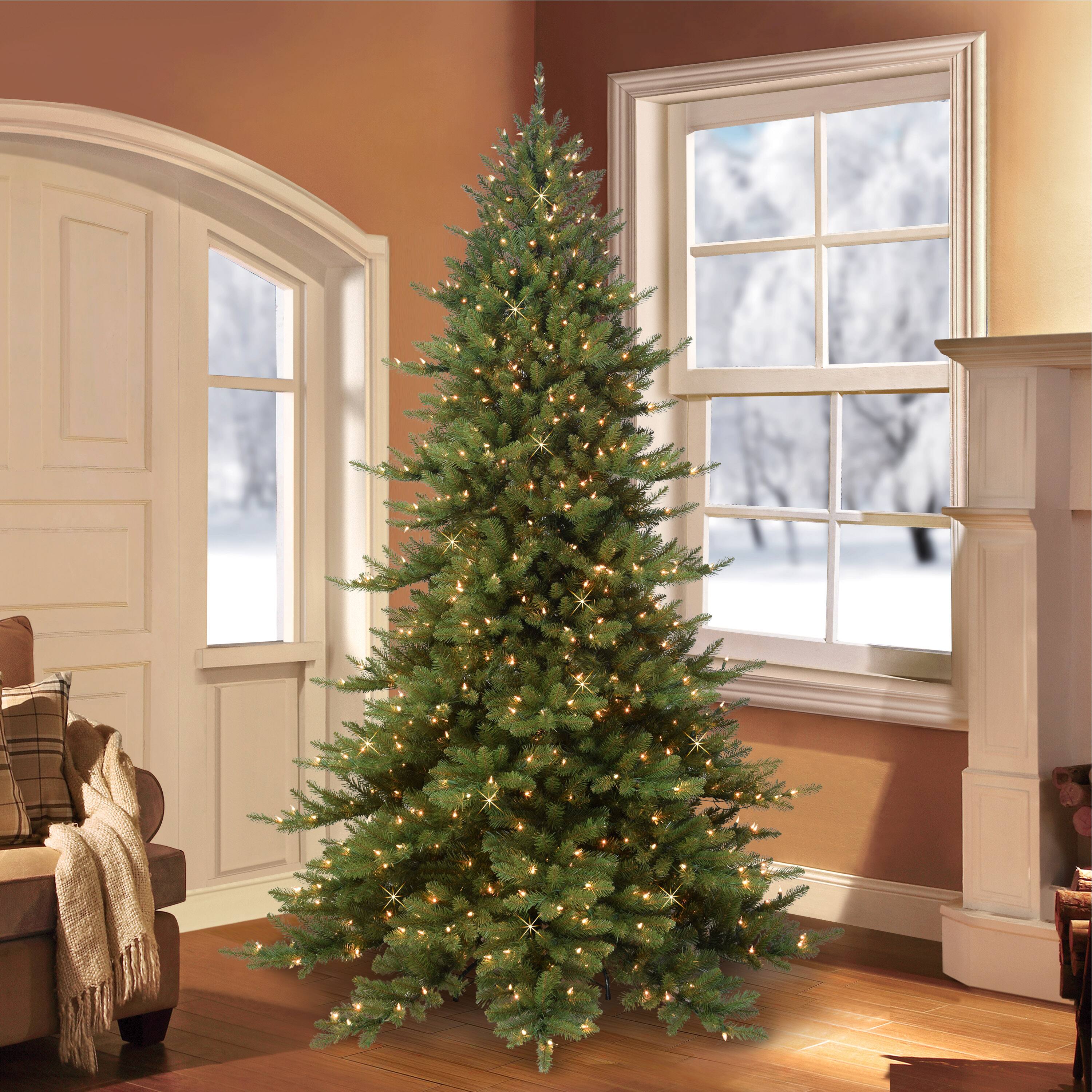 7.5ft. Pre-Lit Royal Majestic Fraser Fir Artificial Christmas Tree, Clear Lights