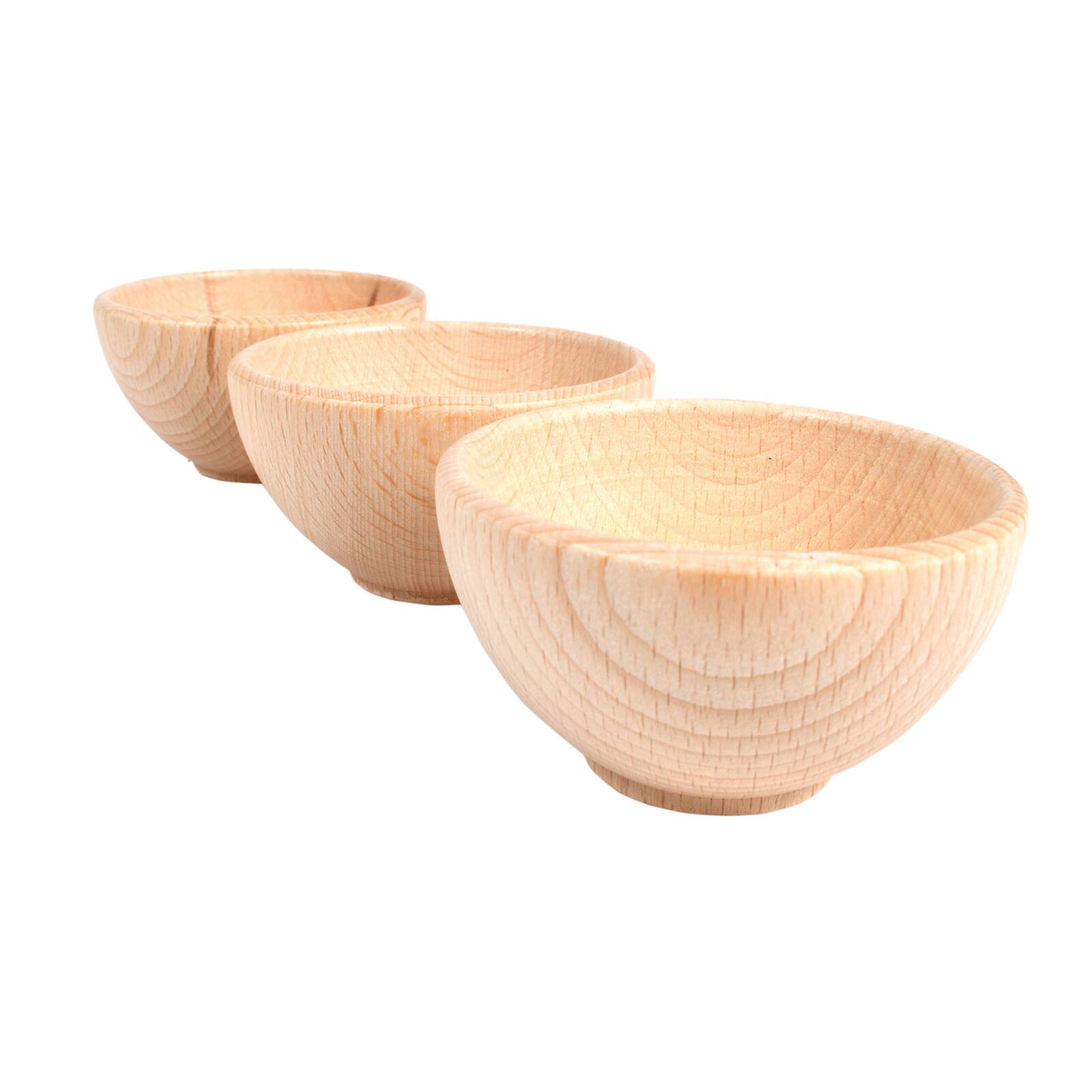 TickiT&#xAE; Wooden Bowls, 3ct.