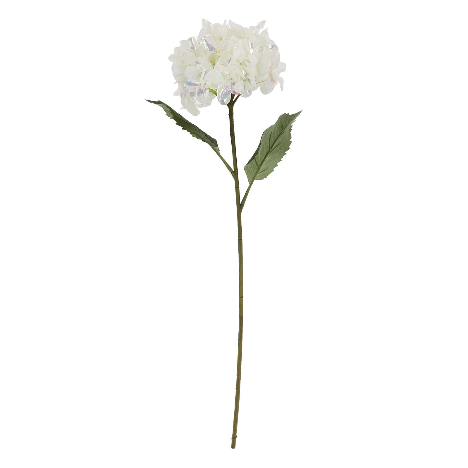 28&#x22; White Iridescent Hydrangea Stem by Ashland&#xAE;