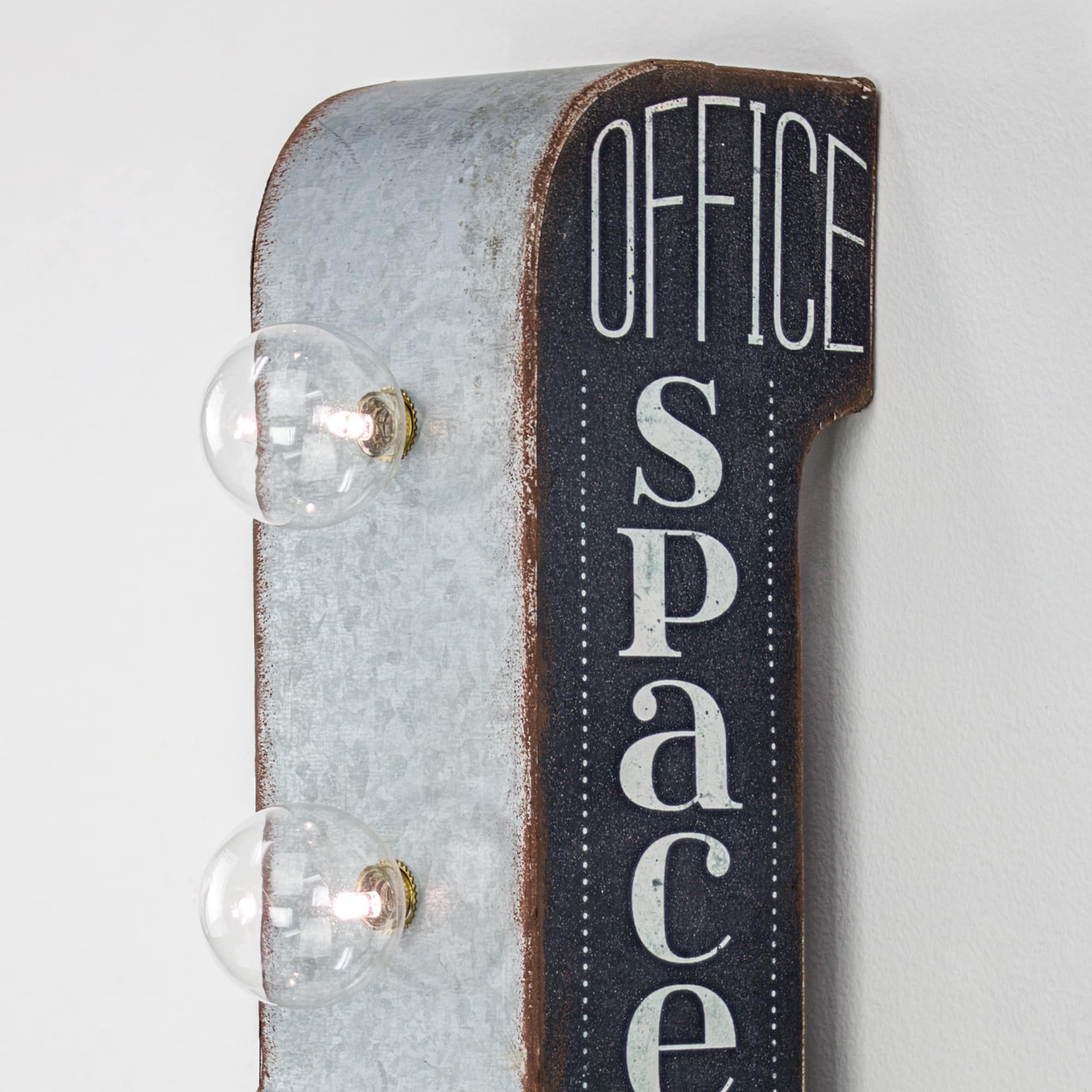 Office Space Vintage Mini Metal LED Marquee Wall Sign