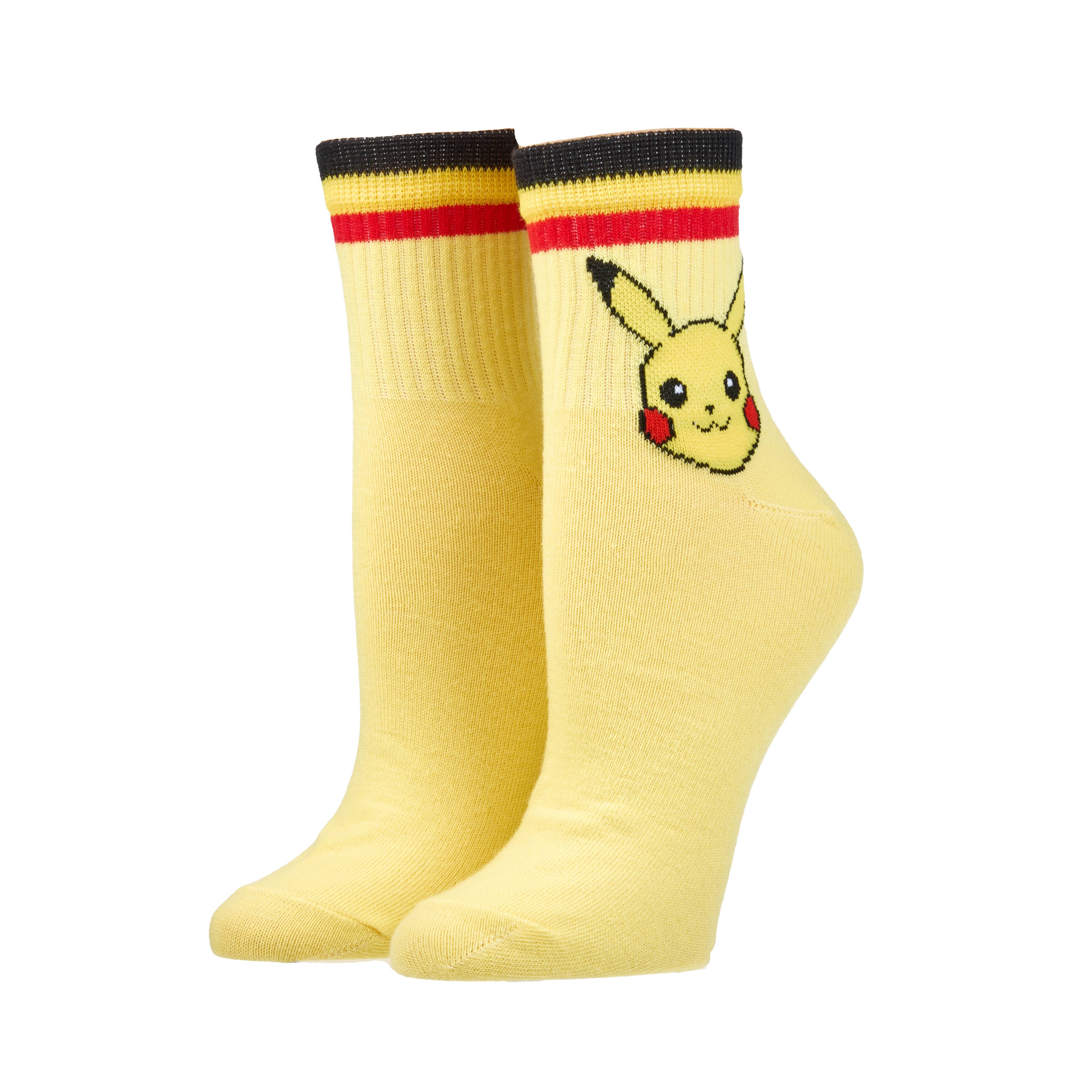 Pok&#xE9;mon&#x2122; 3 Pair Adult Quarter Crew Sock Set