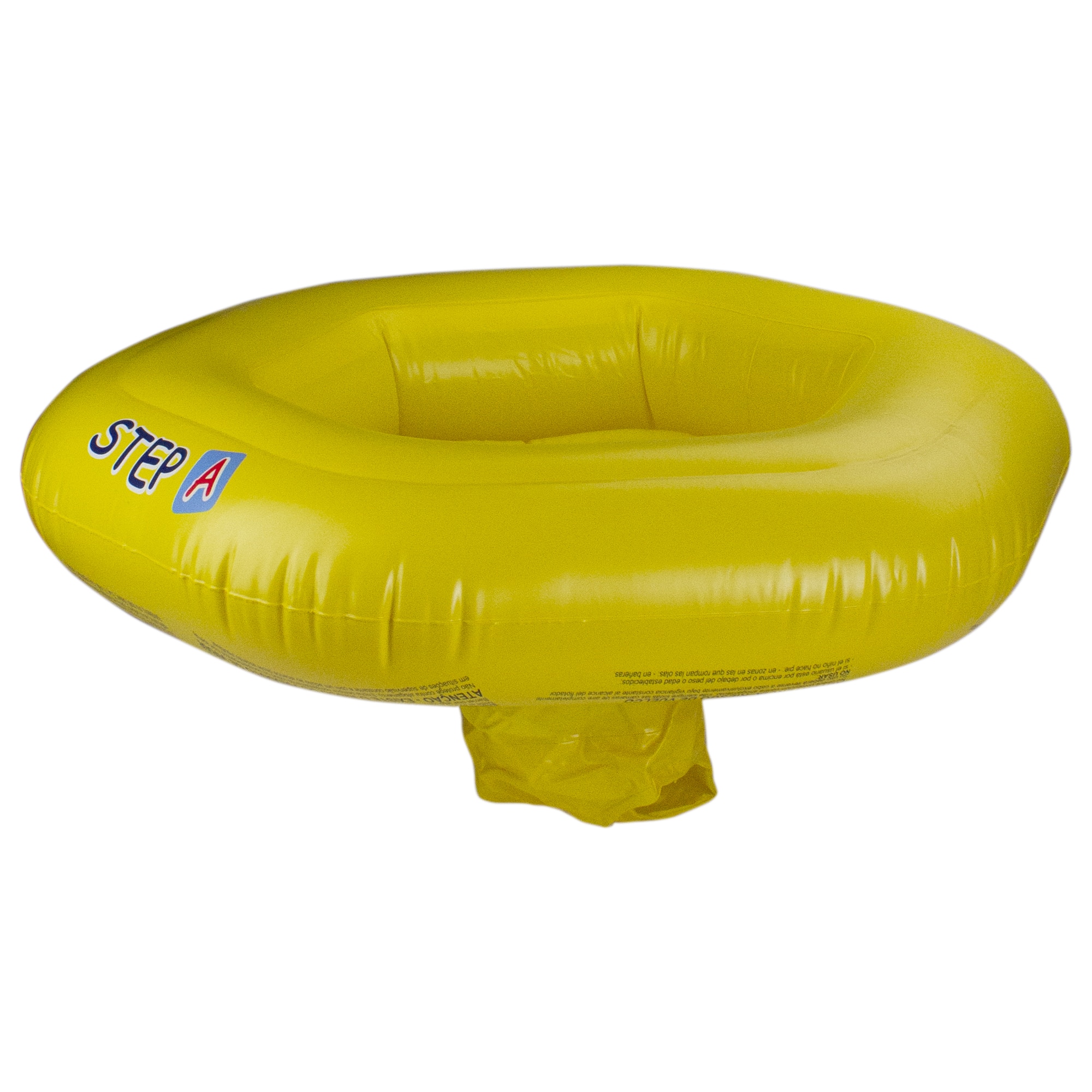 Pool Central&#xAE; 26&#x22; Yellow Inflatable STEP A Swimming Pool Baby Seat Float