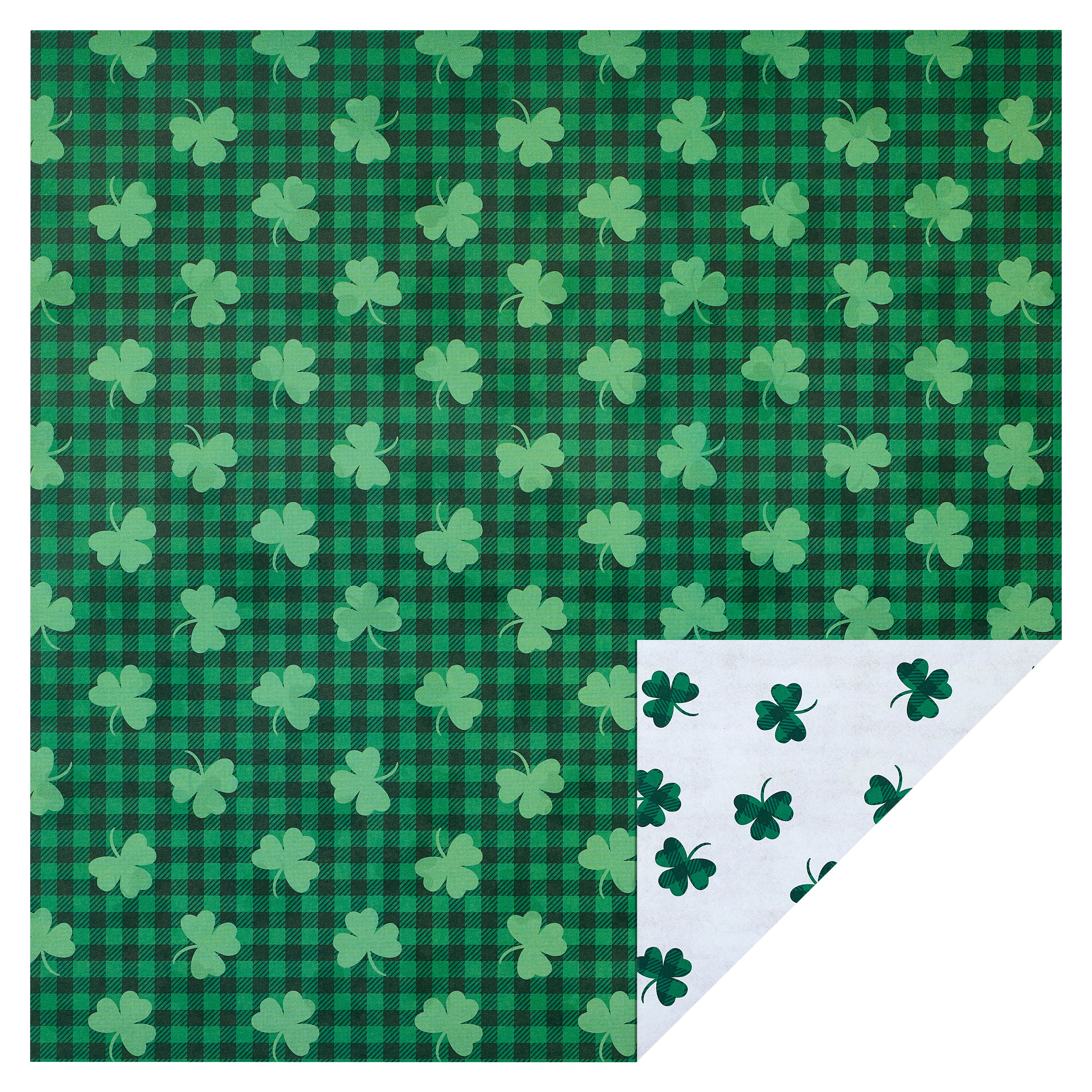 St. Patrick's Day Double-Sided Cardstock Paper by Recollections™, 12" x 12"
